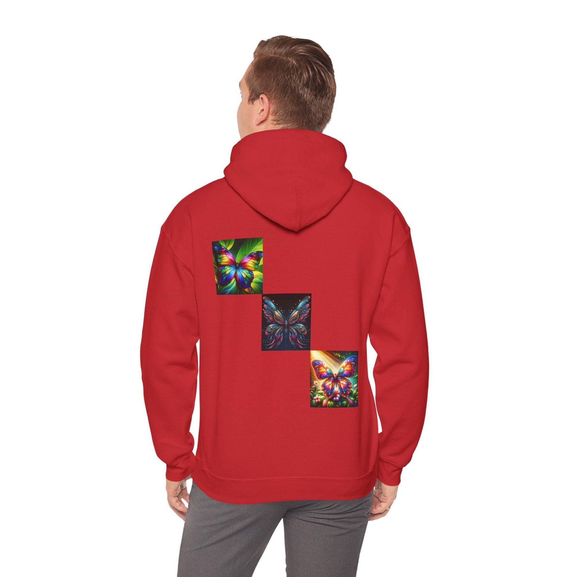 Butterflies Unisex Heavy Blend™ Hooded Sweatshirt - Zion Legend Fashions
