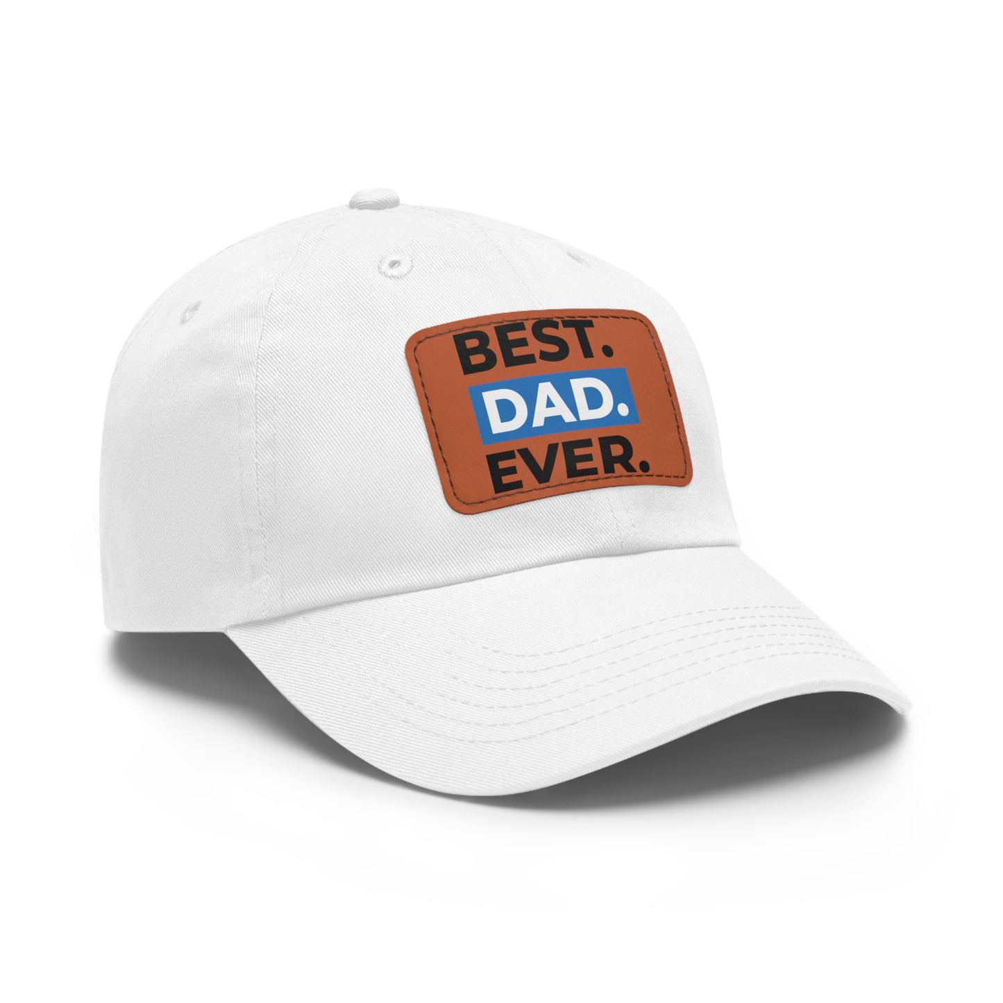 Dad Hat with Leather Patch (Rectangle)  -  Available USA Only - Zion Legend Fashions