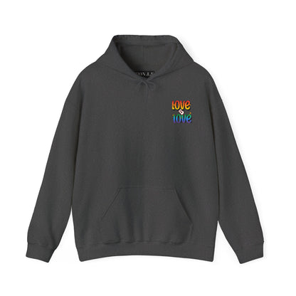 Love B Love  Vibrant colourful Unisex Heavy Hoodies sweatshirt - Zion Legend Fashions