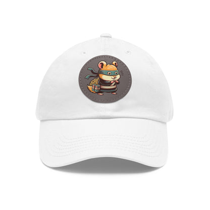 Tricky Mouse Dad Hat with Leather Patch (Round)  -  Available USA Only - Zion Legend Fashions