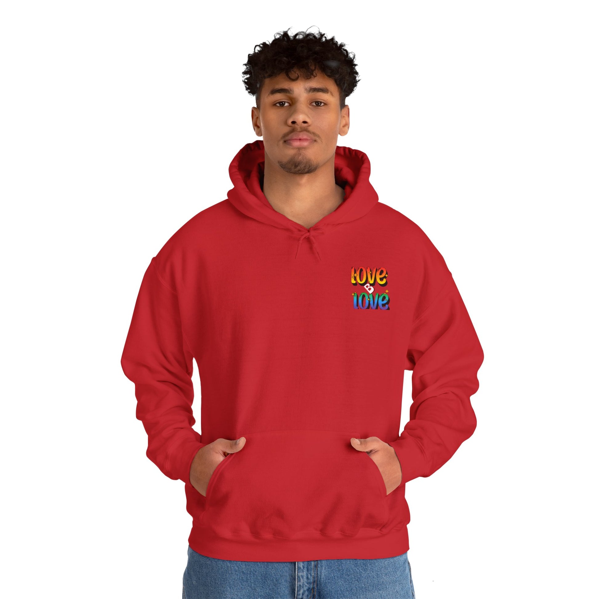 Love B Love  Vibrant colourful Unisex Heavy Hoodies sweatshirt - Zion Legend Fashions