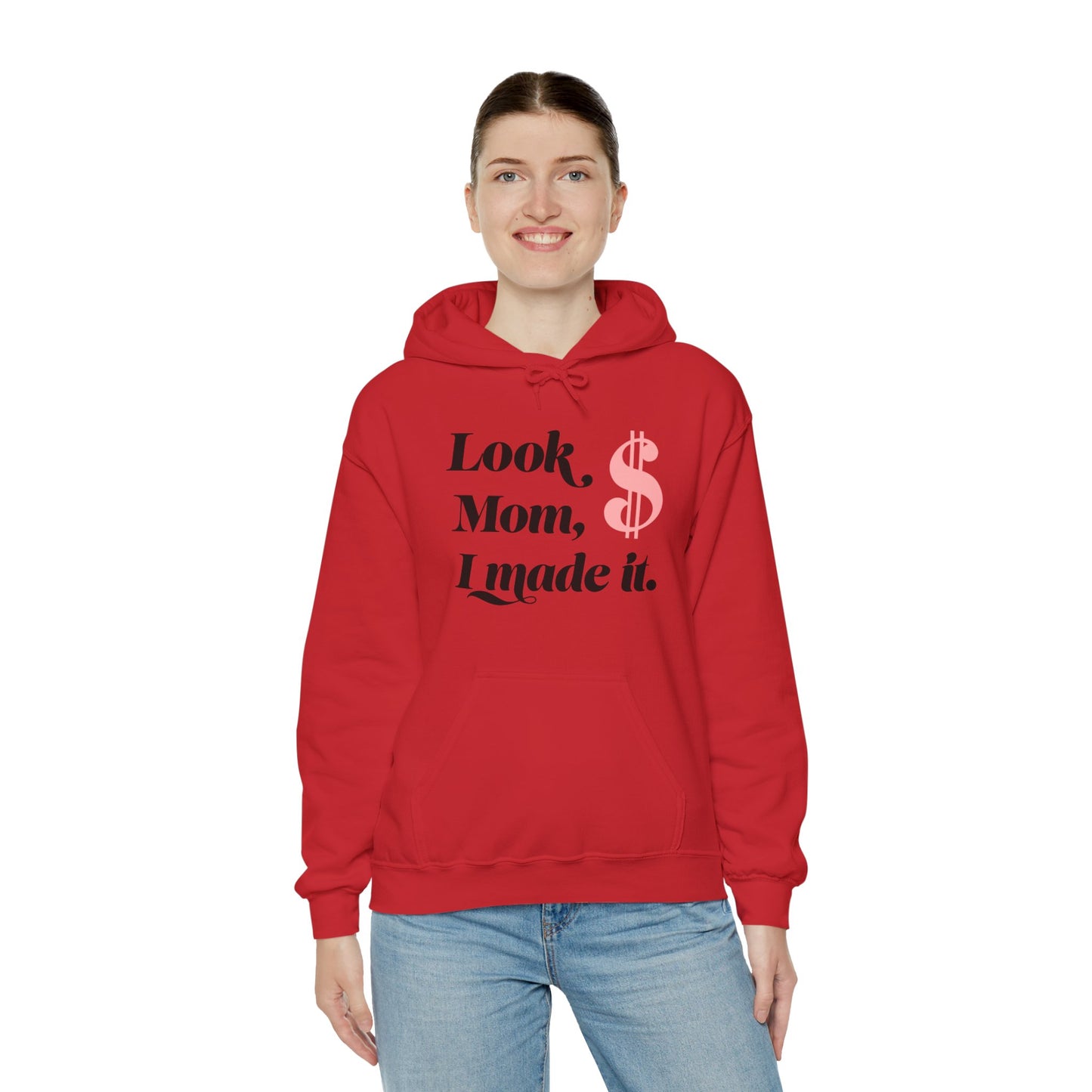 Look Mum  Unisex Heavy Blend™ Hooded Sweatshirt - Zion Legend Fashions