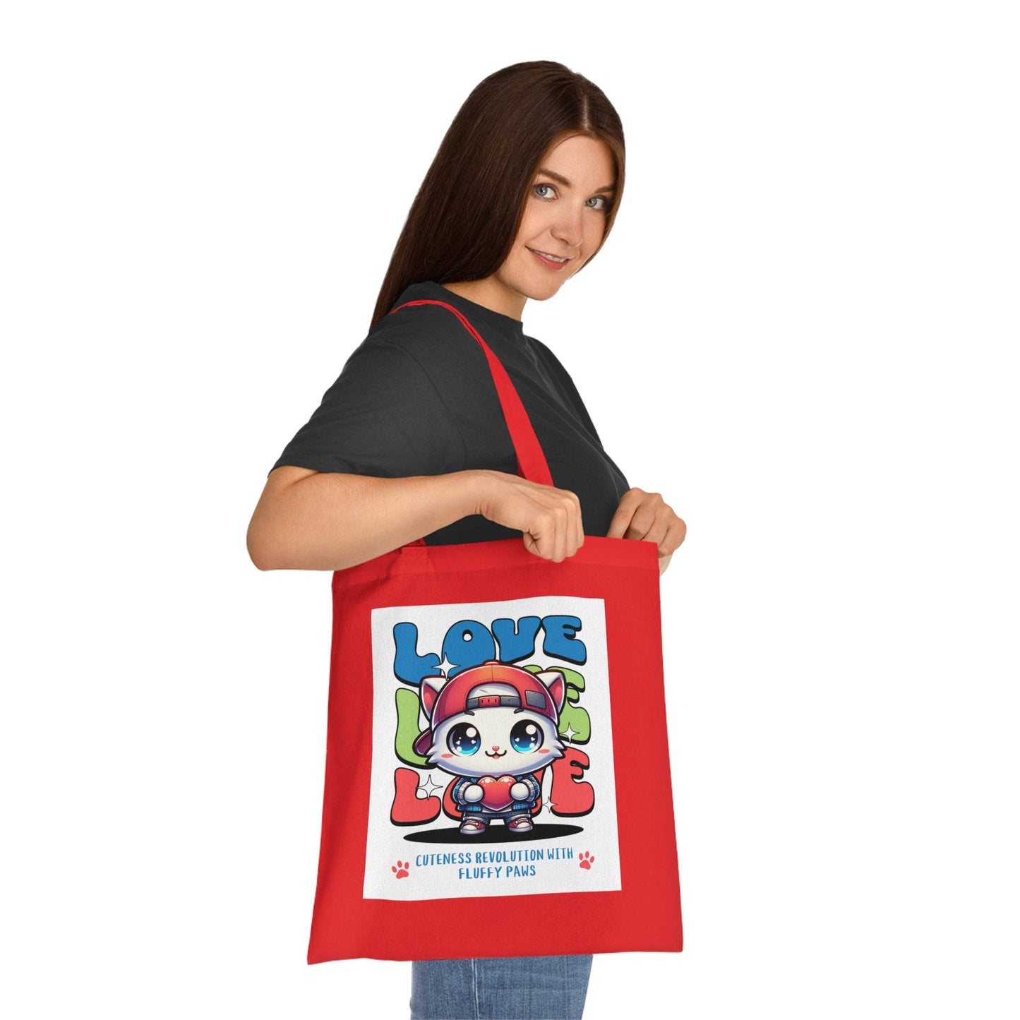 Love Bags Cotton Tote  -  Available UK and Europe Only - Zion Legend Fashions