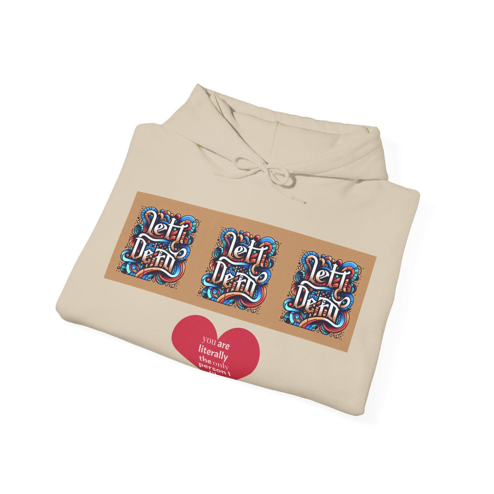 Funky Lett Unisex Heavy Blend™ Hooded Sweatshirt - Zion Legend Fashions