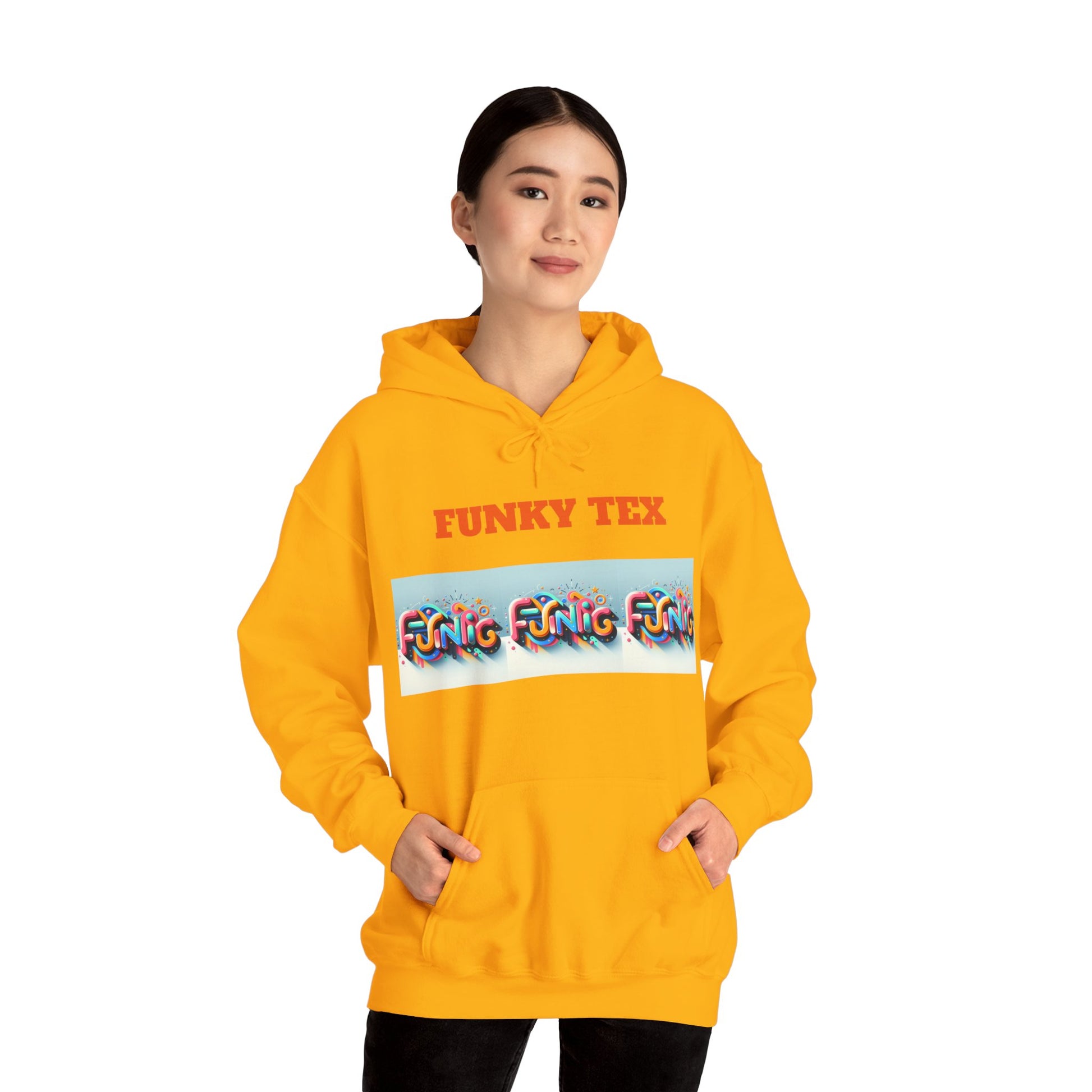 Funky Tex Unisex Heavy Blend™ Hooded Sweatshirt - Zion Legend Fashions