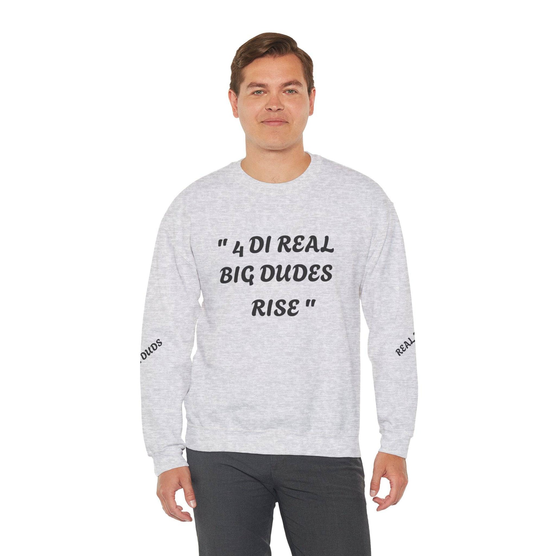 4 DI Real Big Dudes Rise Unisex Heavy Blend™ Crewneck Sweatshirt - Zion Legend Fashions