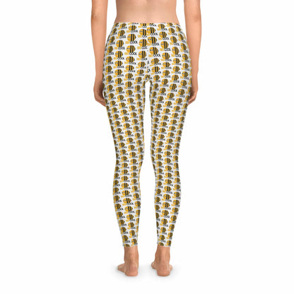 Bee Stretchy Leggings   -  Available in USA Only - Zion Legend Fashions