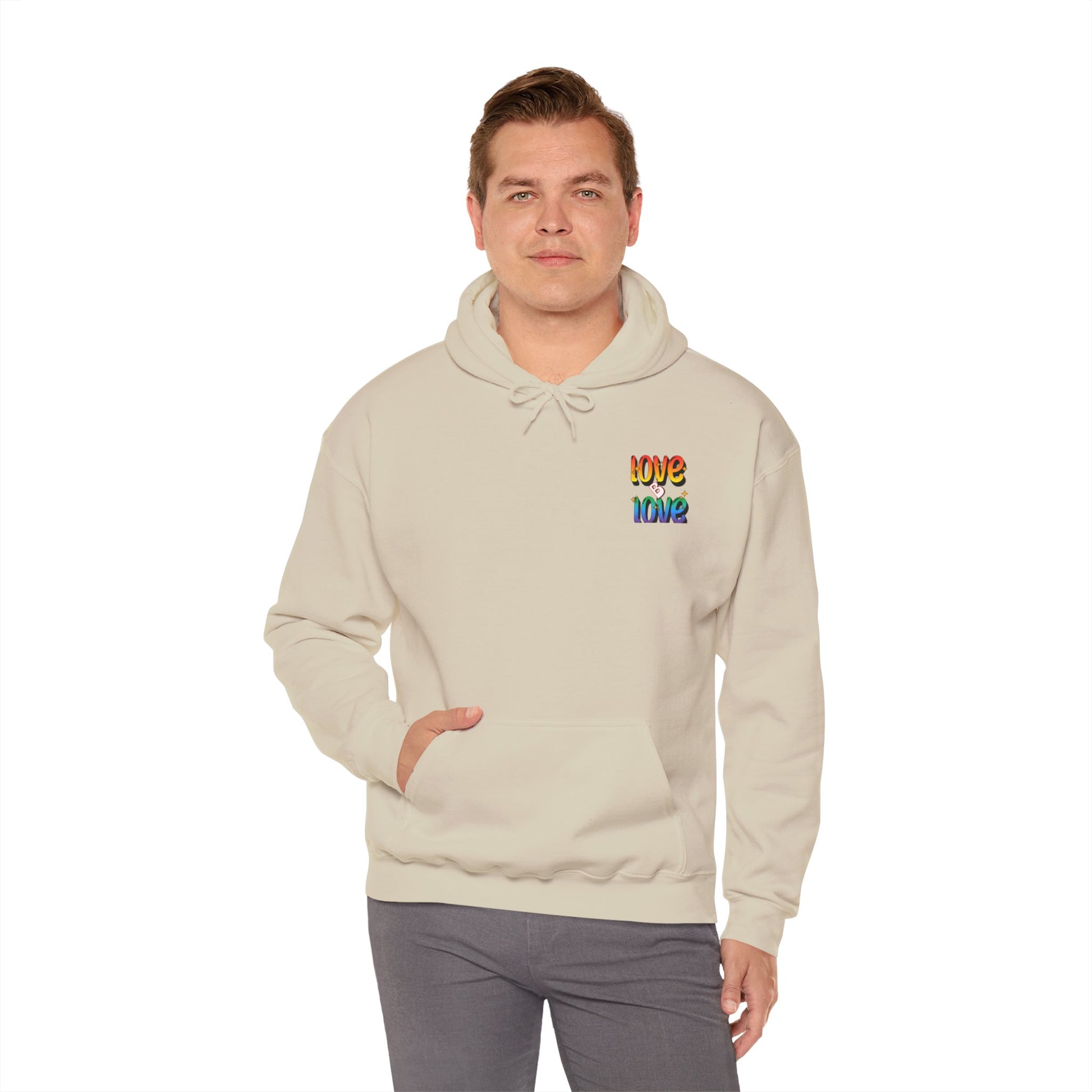 Love B Love  Vibrant colourful Unisex Heavy Hoodies sweatshirt - Zion Legend Fashions