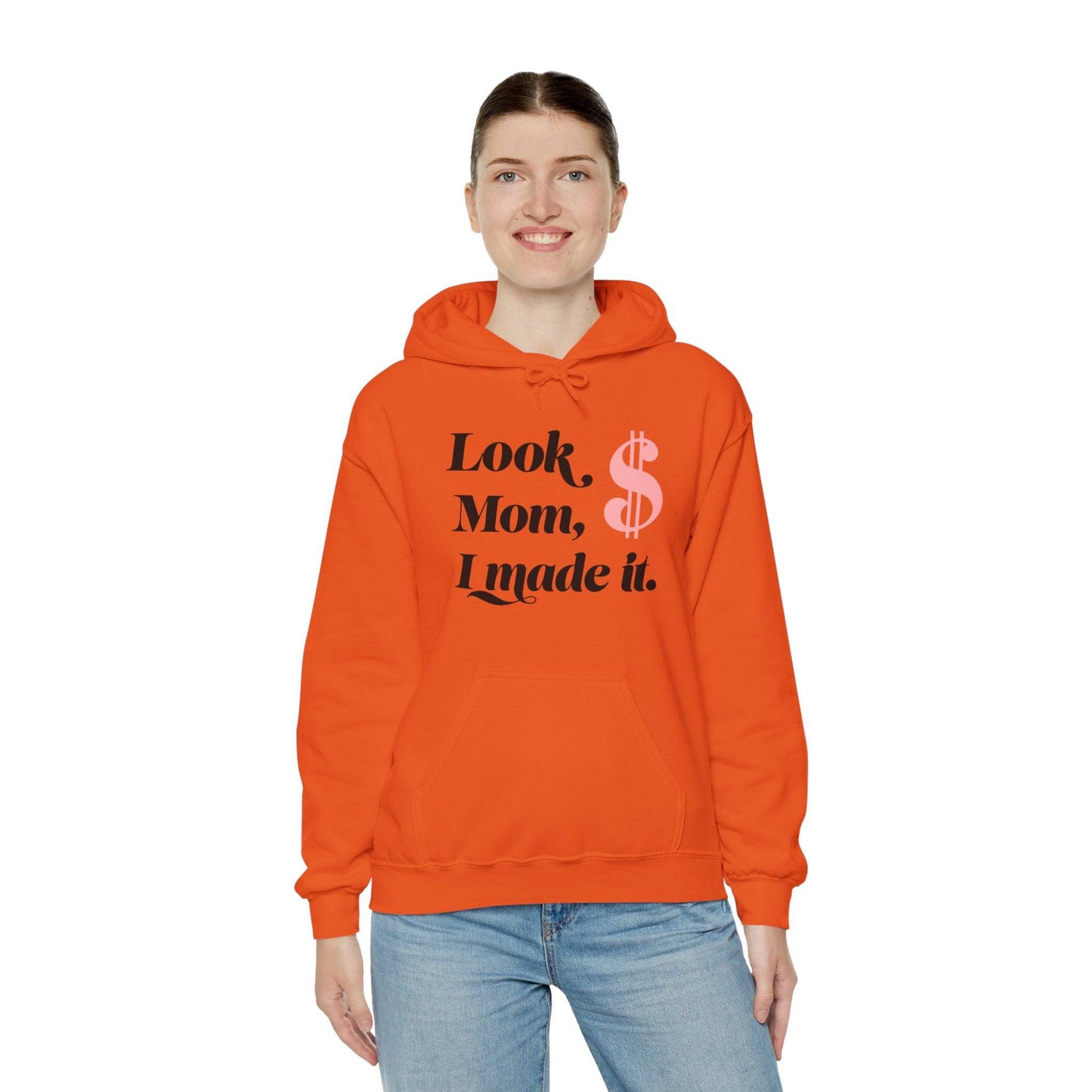 Look Mum  Unisex Heavy Blend™ Hooded Sweatshirt - Zion Legend Fashions
