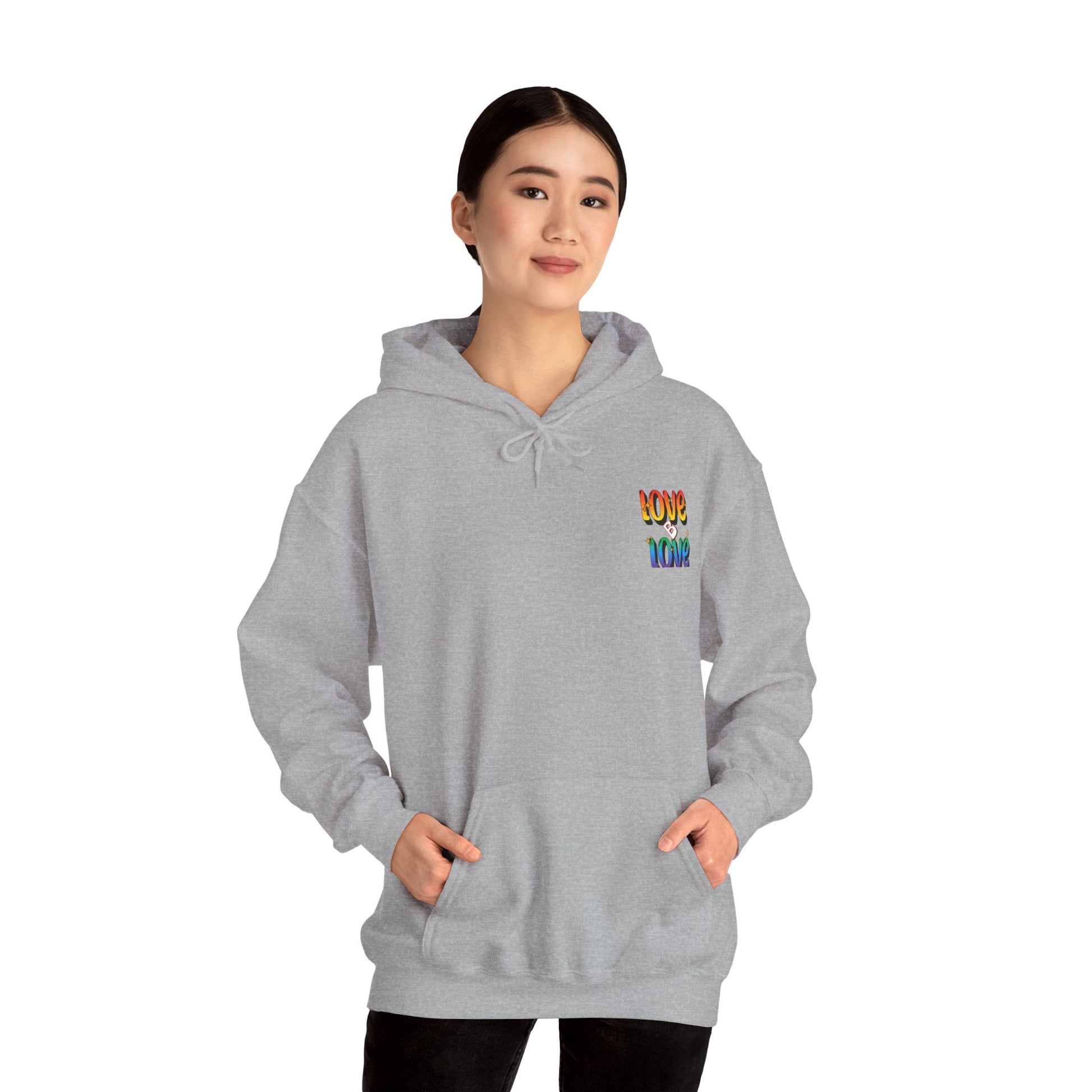 Love B Love  Vibrant colourful Unisex Heavy Hoodies sweatshirt - Zion Legend Fashions