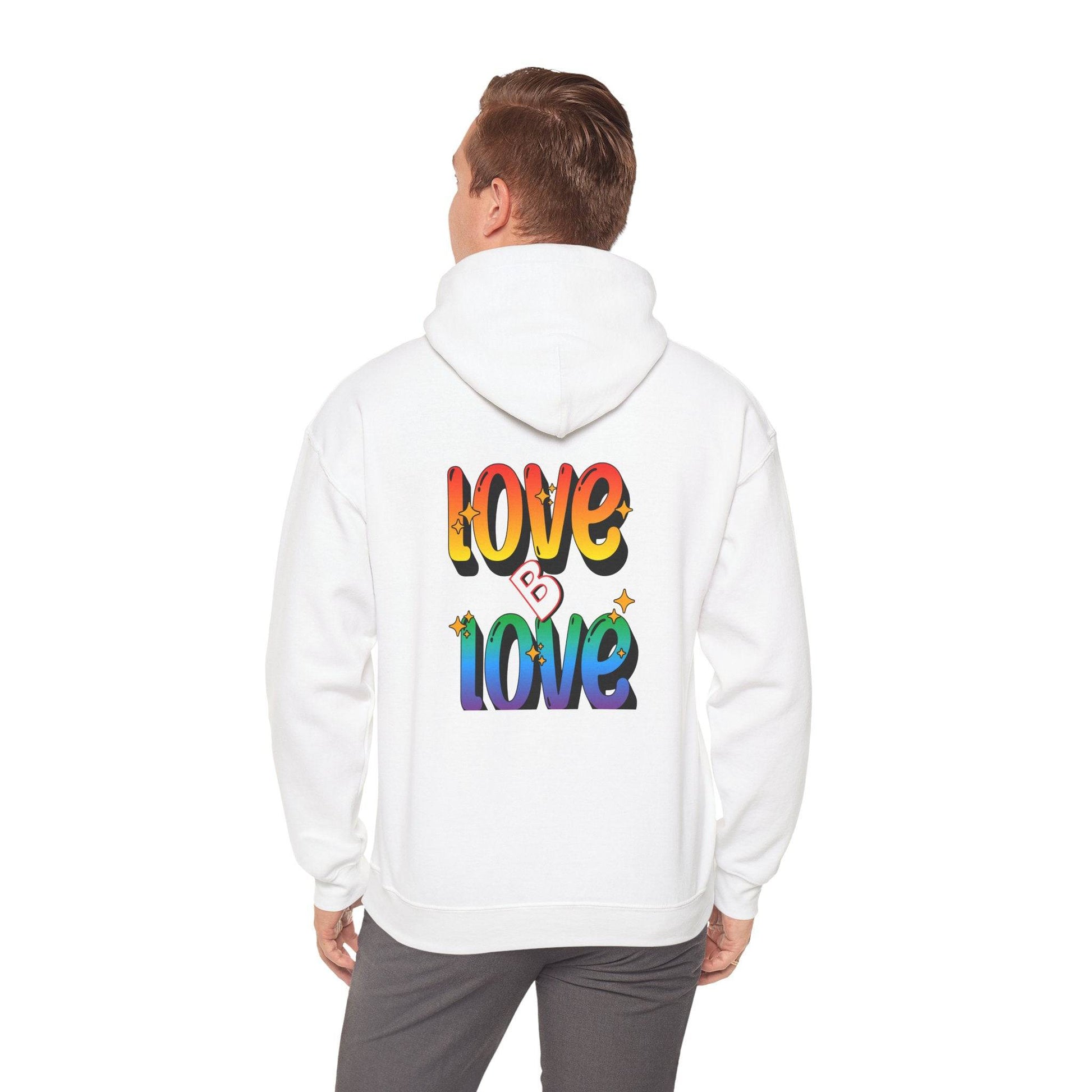 Love B Love  Vibrant colourful Unisex Heavy Hoodies sweatshirt - Zion Legend Fashions