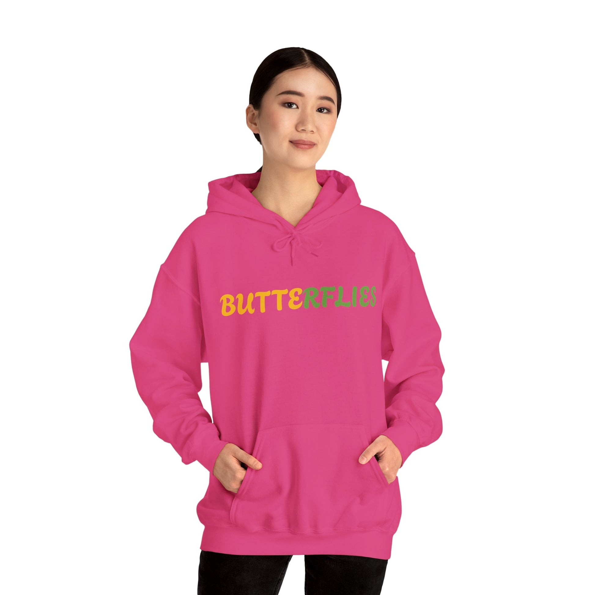 Butterflies Unisex Heavy Blend™ Hooded Sweatshirt - Zion Legend Fashions