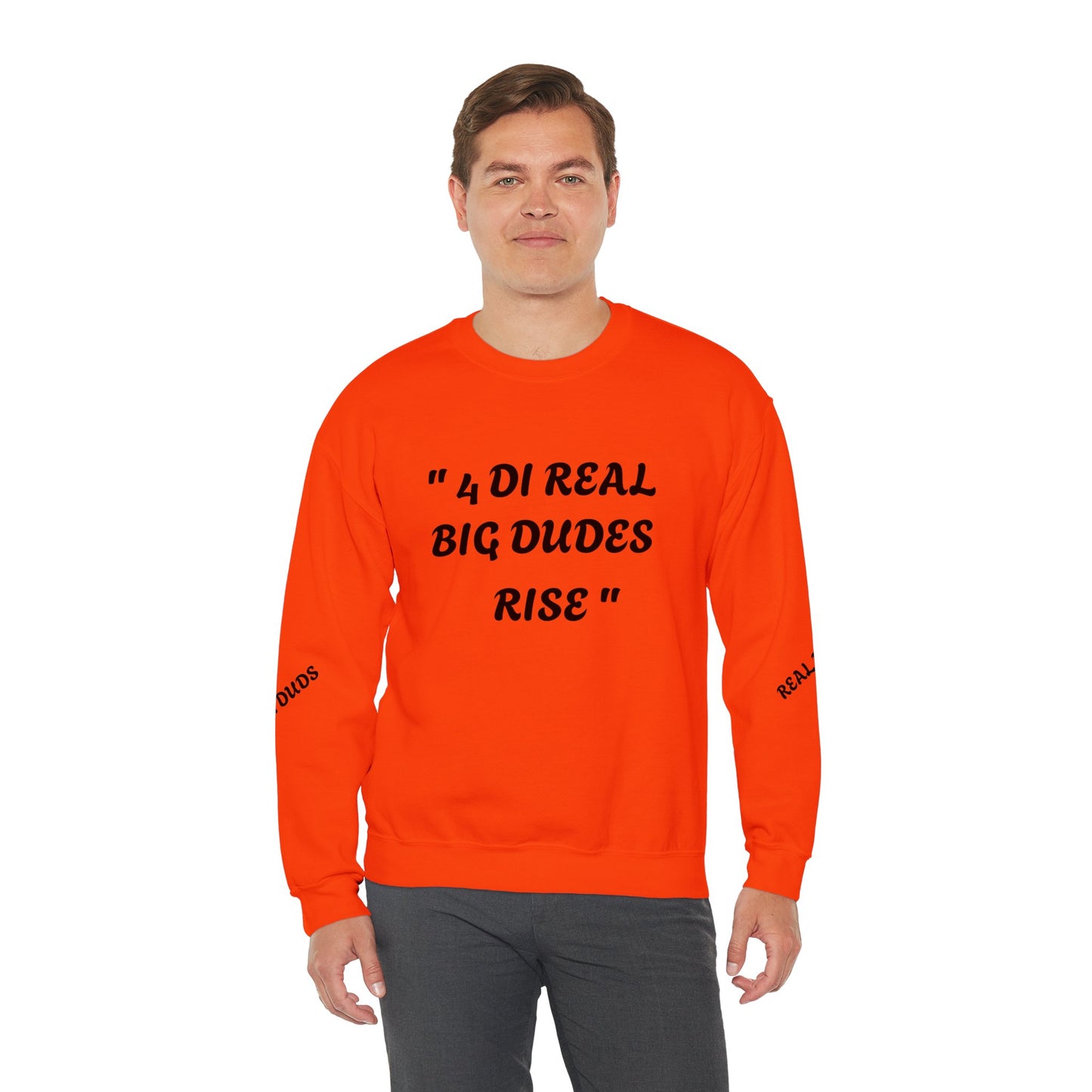 4 DI Real Big Dudes Rise Unisex Heavy Blend™ Crewneck Sweatshirt - Zion Legend Fashions