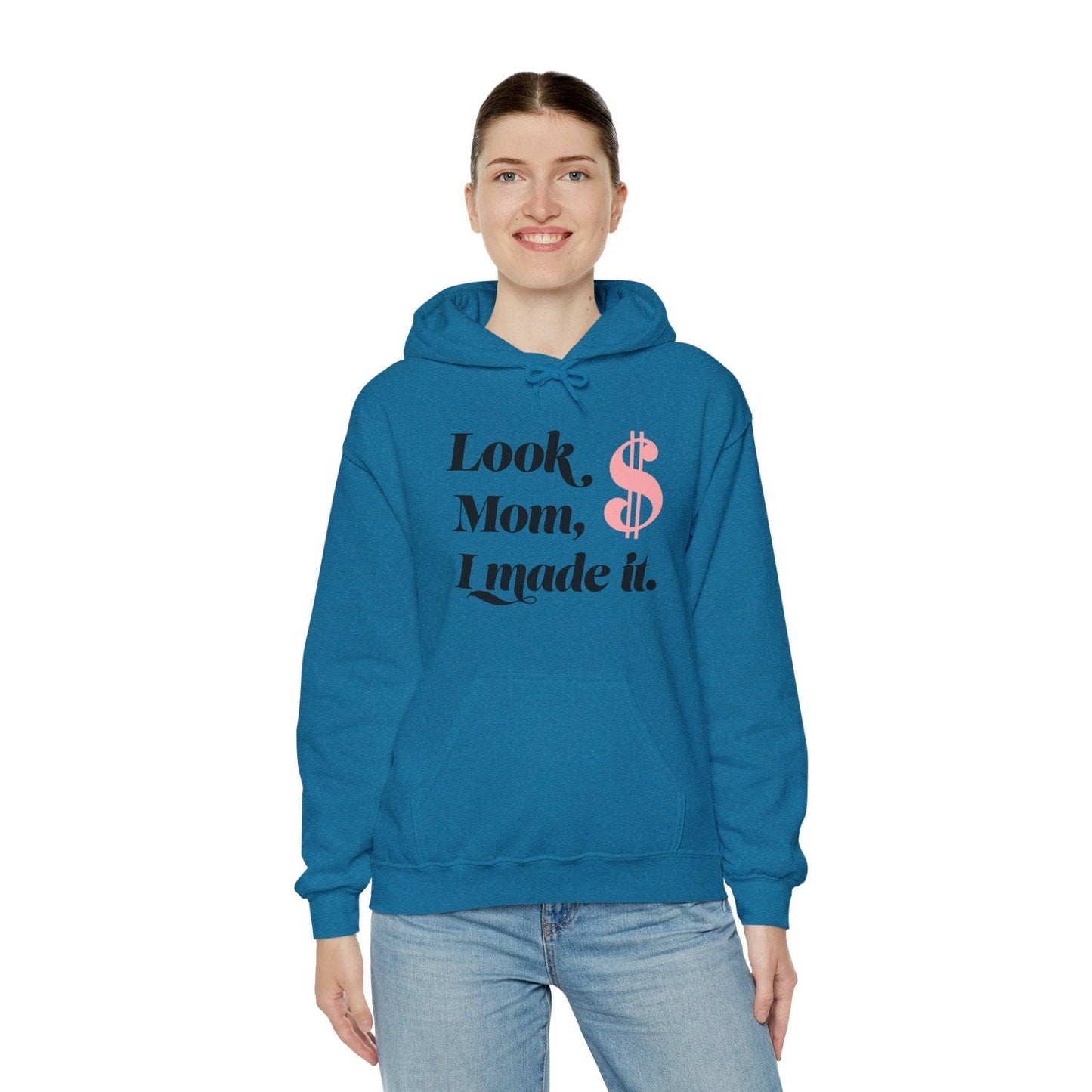 Look Mum  Unisex Heavy Blend™ Hooded Sweatshirt - Zion Legend Fashions