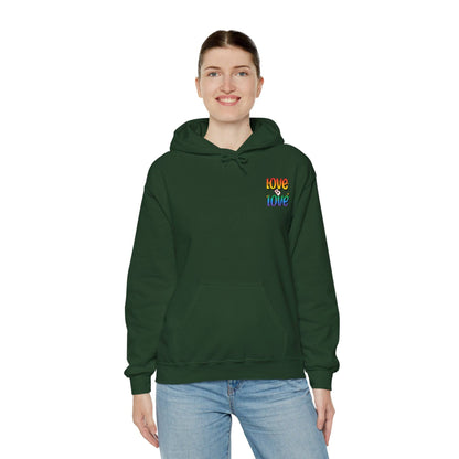 Love B Love  Vibrant colourful Unisex Heavy Hoodies sweatshirt - Zion Legend Fashions