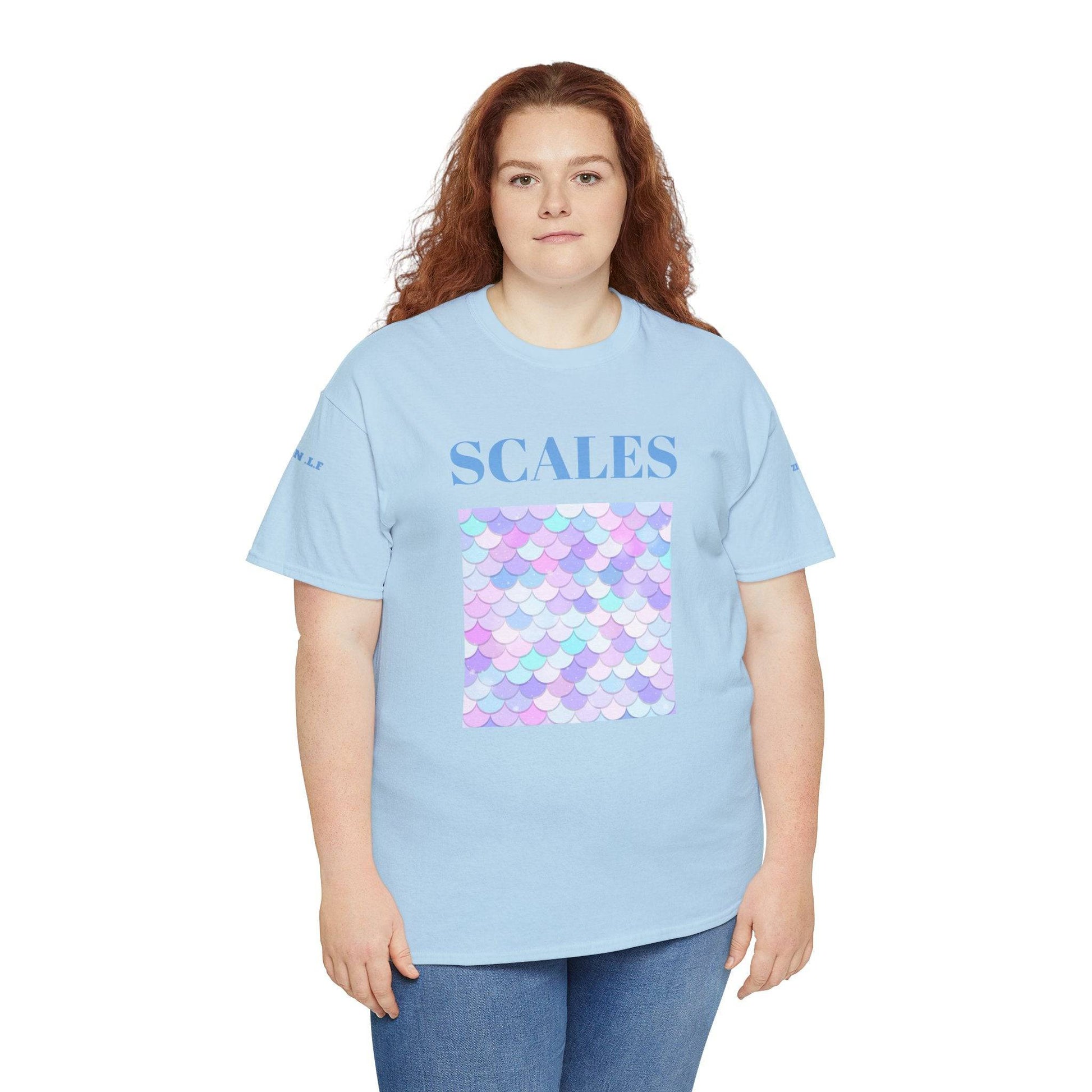Vivacious Scales Unisex Heavy 100% Cotton Tee - Zion Legend Fashions