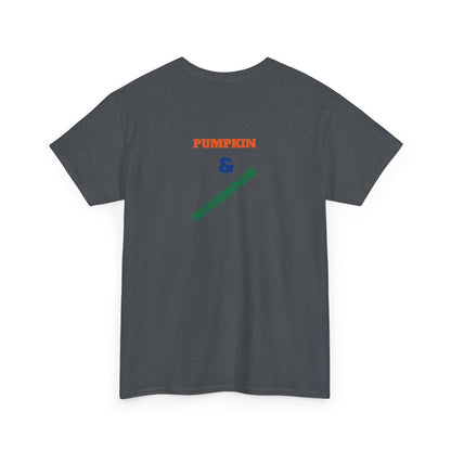 Pumpkin & Mushroom Unisex Heavy Cotton Tee - Zion Legend Fashions
