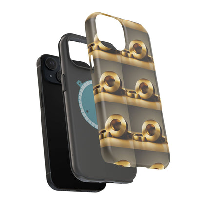 Gold Magnetic Tough Cases for iPhone 15 - Zion Legend Fashions