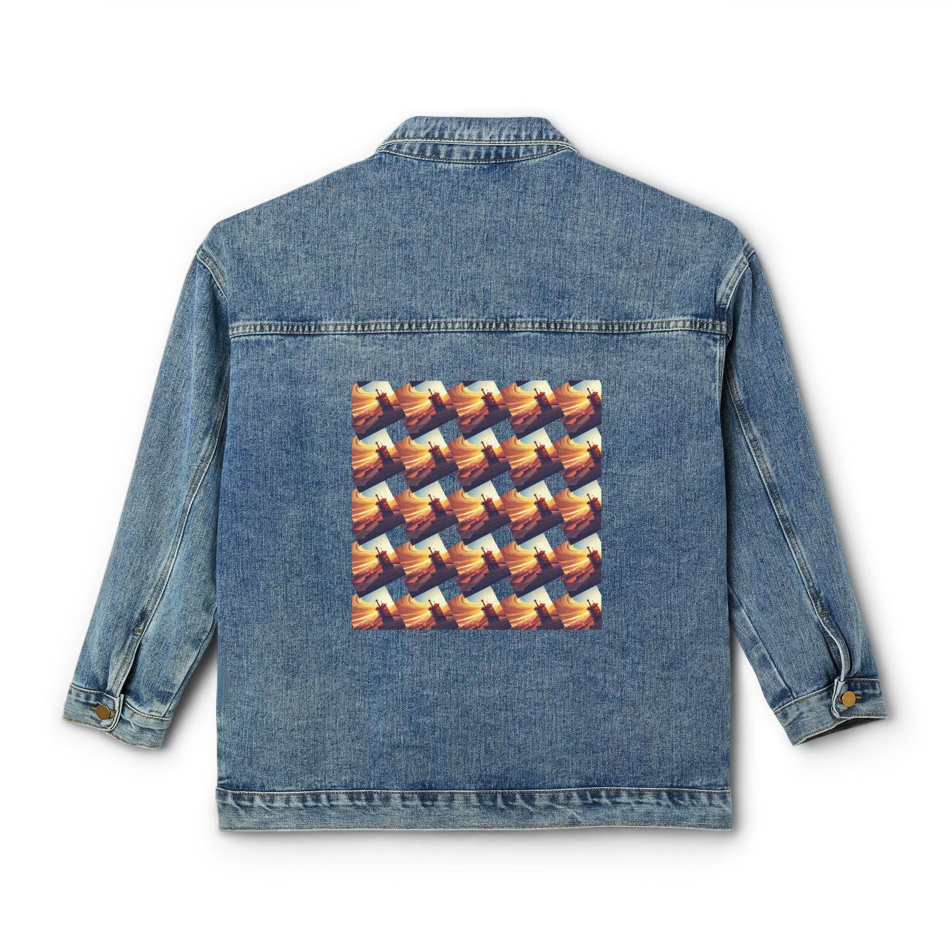 Wave Women's Denim Jacket  -  Shipped from United States - Zion Legend Fashions