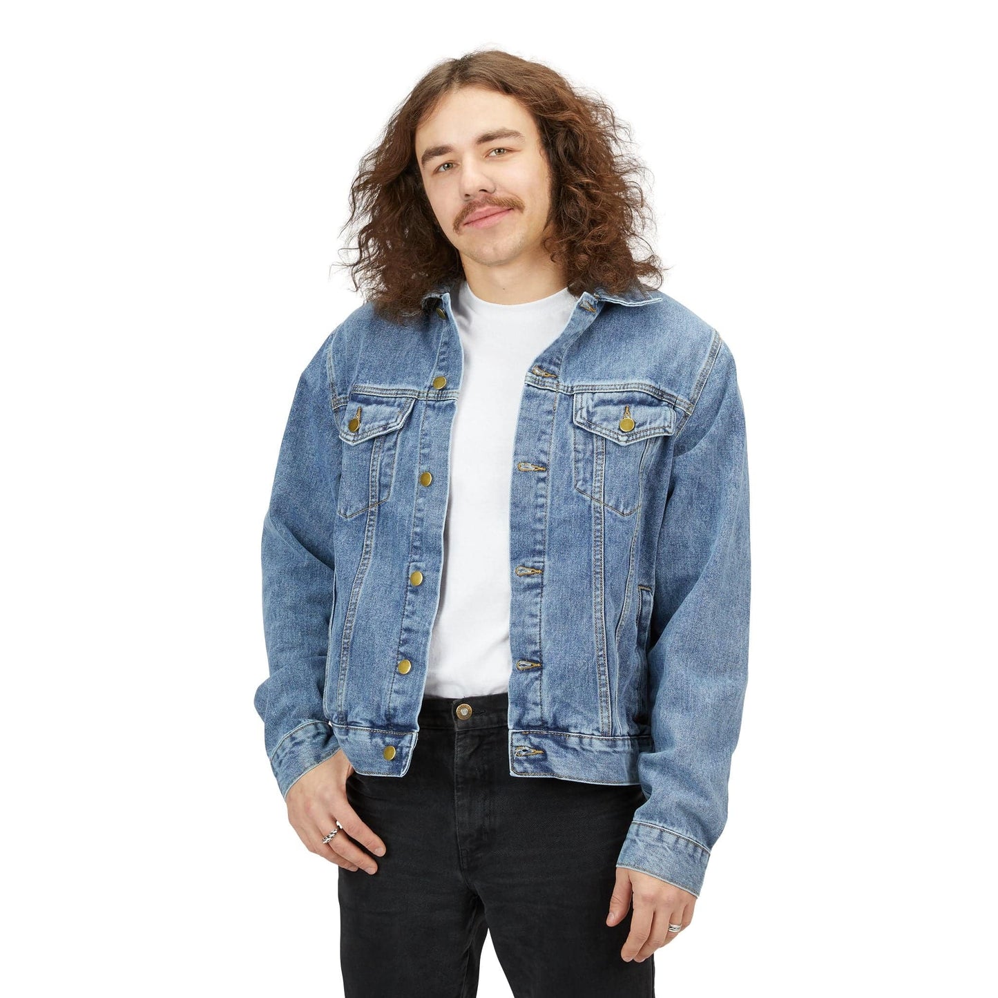 Men's Horse Denim Jacket  - Shipped from United States - Zion Legend Fashions
