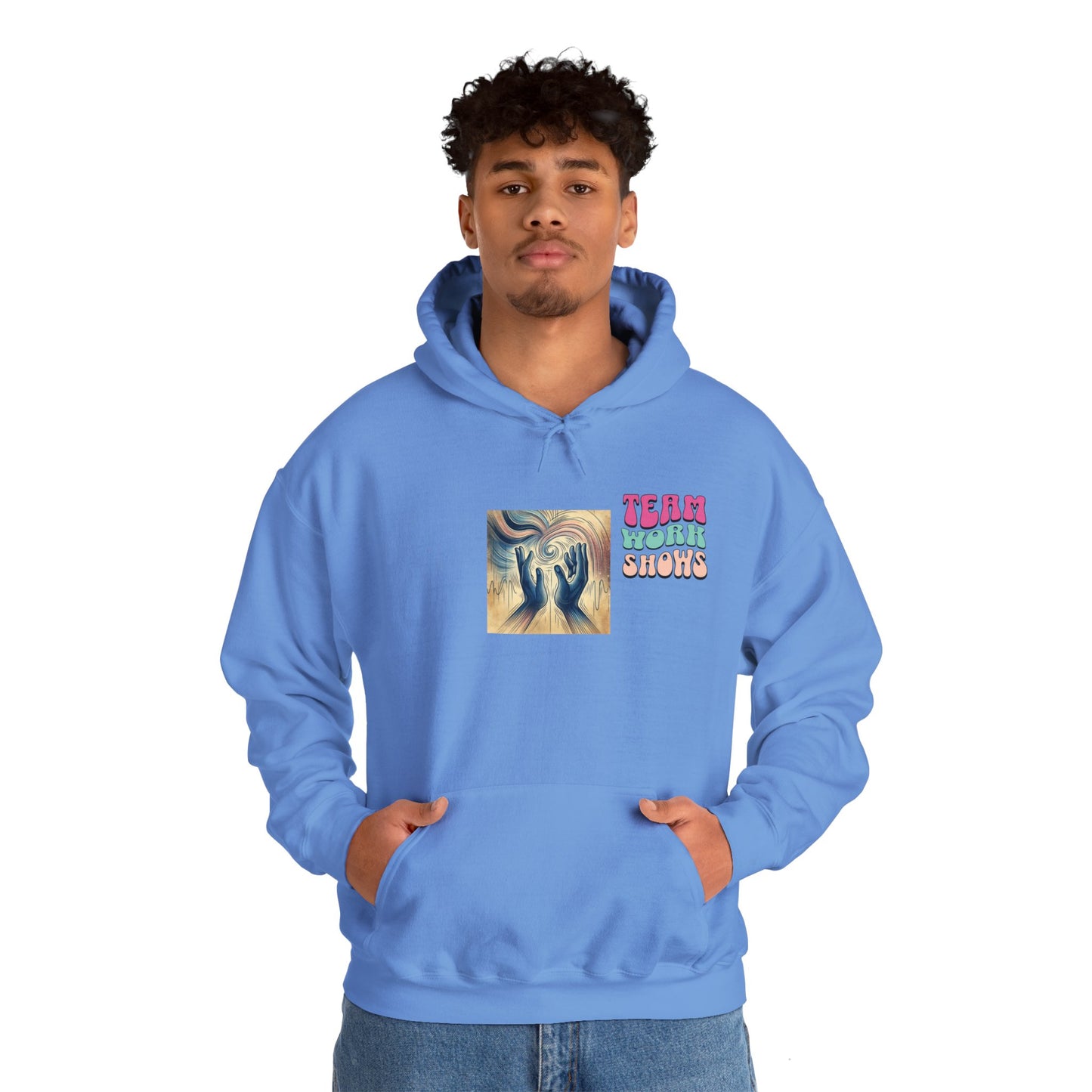 Team Work Unisex Heavy Blend™ Hooded Sweatshirt - Zion Legend Fashions
