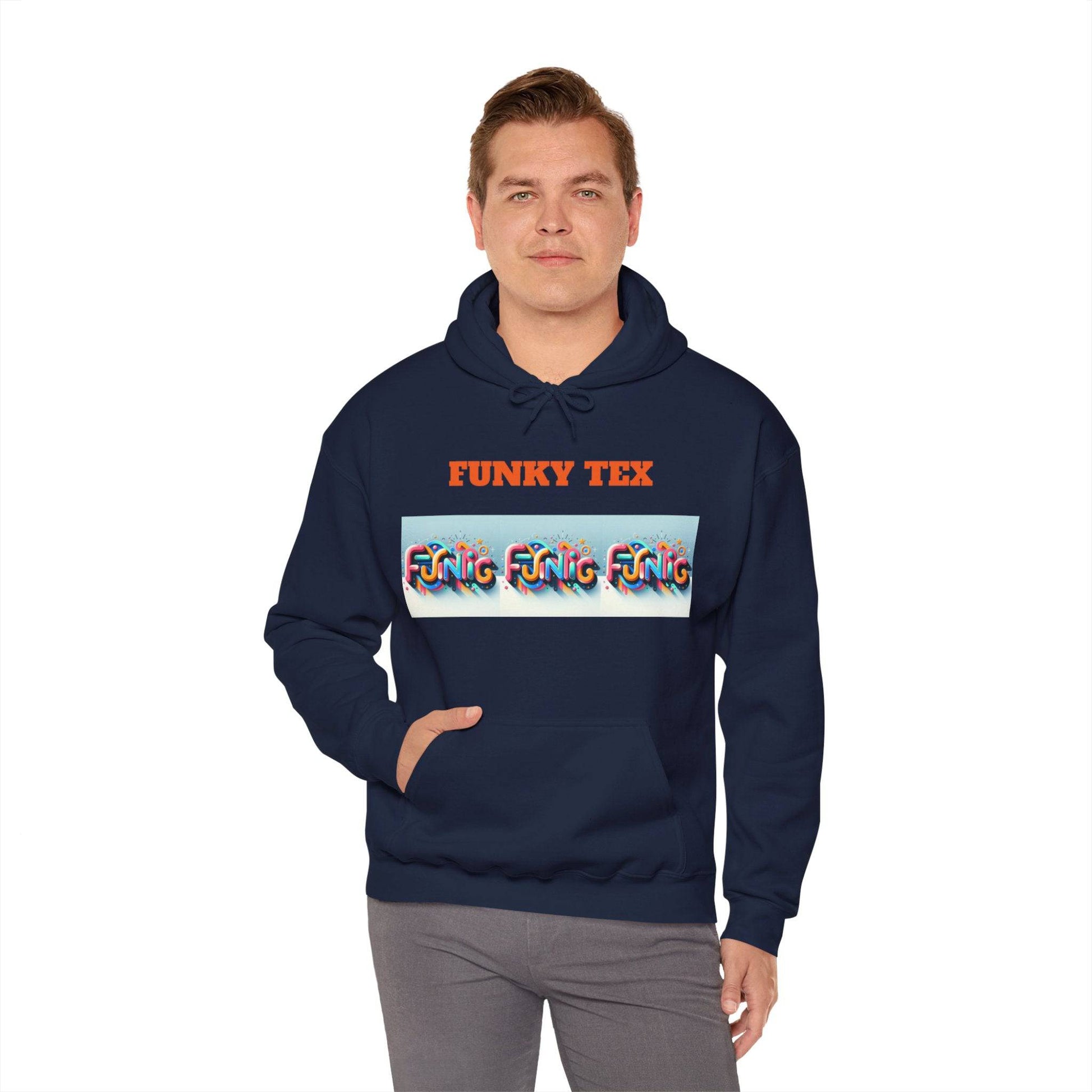 Funky Tex Unisex Heavy Blend™ Hooded Sweatshirt - Zion Legend Fashions