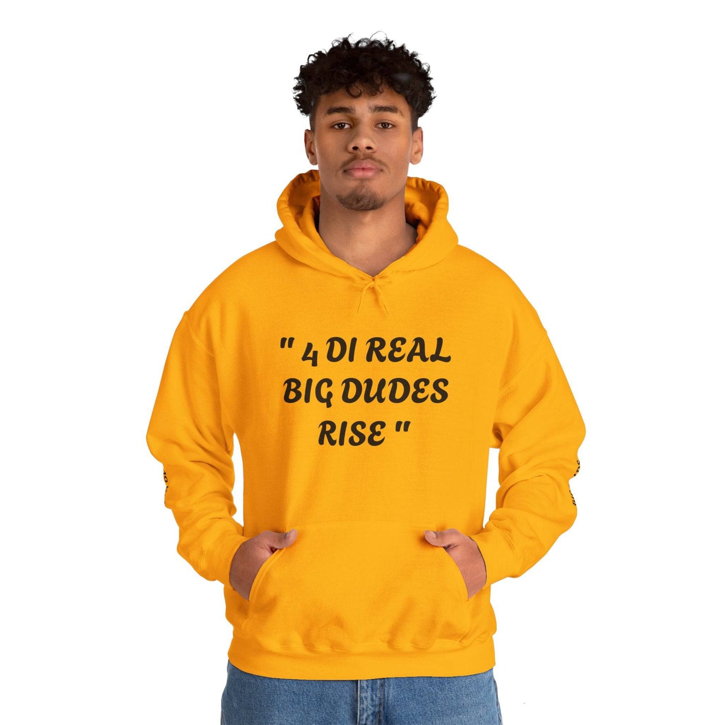 4 Di Real Big Dudes Rise Unisex Heavy Blend™ Hooded Sweatshirt - Zion Legend Fashions