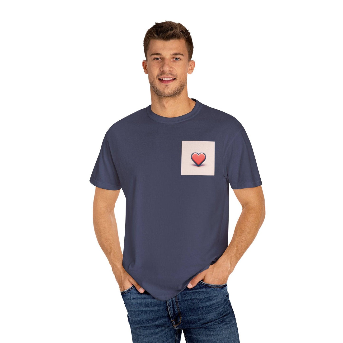 Small Love Unisex Garment-Dyed T-shirt - Zion Legend Fashions