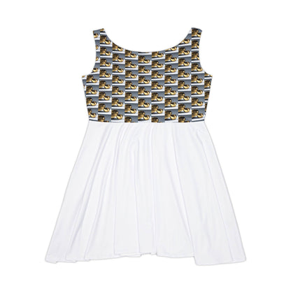Gold Women's Skater Dress  - Available in USA Only - Zion Legend Fashions