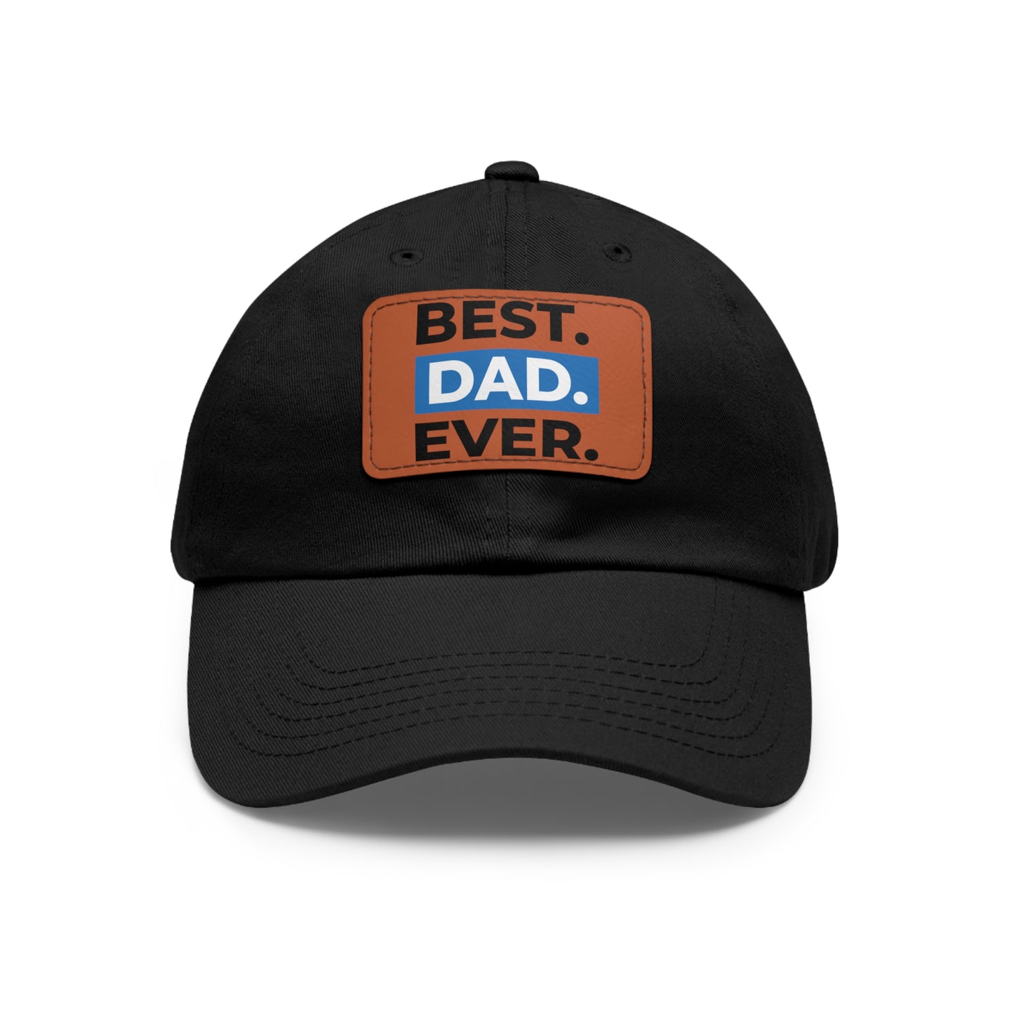 Dad Hat with Leather Patch (Rectangle)  -  Available USA Only - Zion Legend Fashions