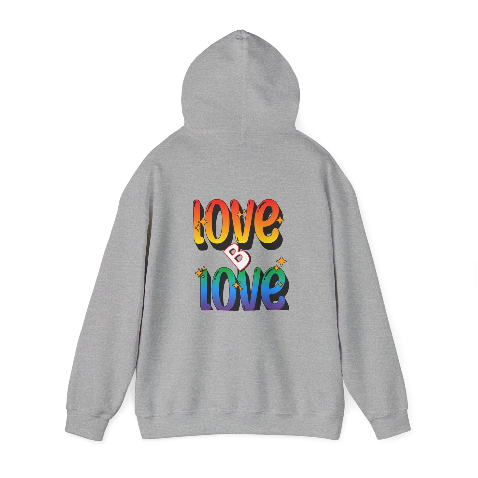 Love B Love  Vibrant colourful Unisex Heavy Hoodies sweatshirt - Zion Legend Fashions