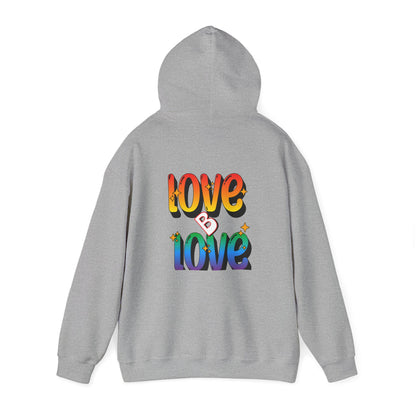 Love B Love  Vibrant colourful Unisex Heavy Hoodies sweatshirt - Zion Legend Fashions