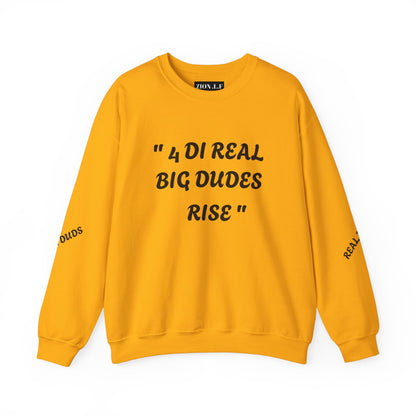 4 DI Real Big Dudes Rise Unisex Heavy Blend™ Crewneck Sweatshirt - Zion Legend Fashions