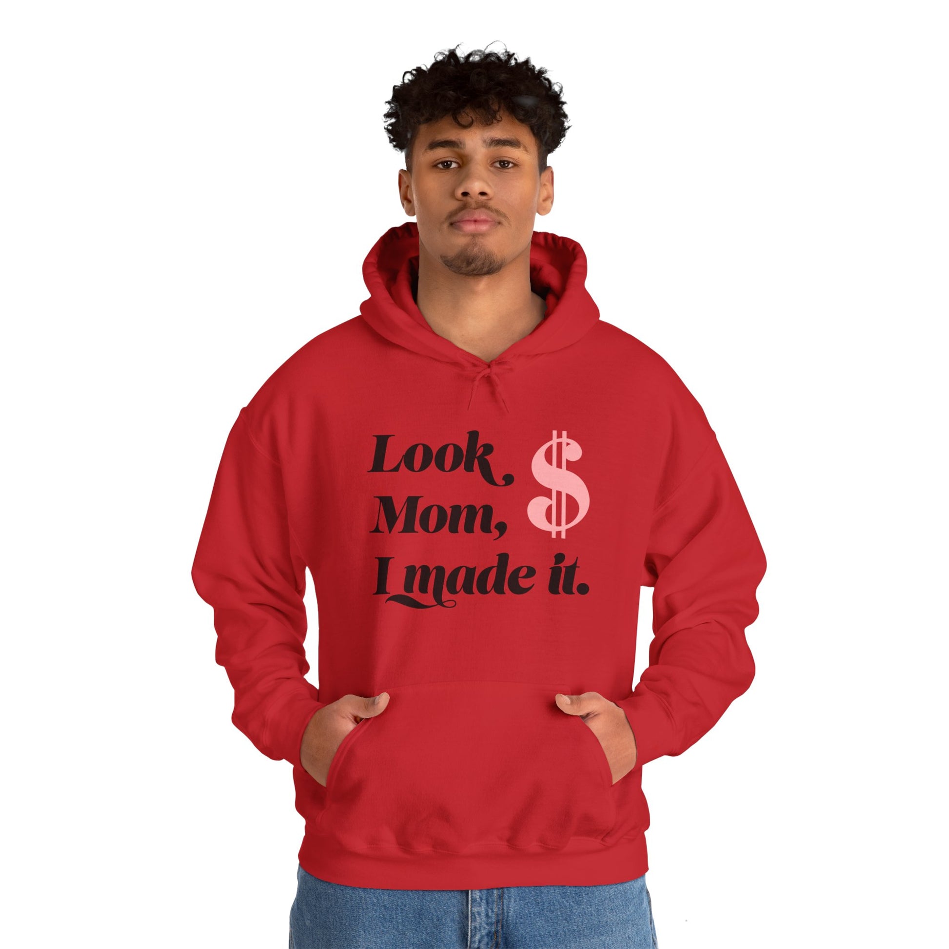 Look Mum  Unisex Heavy Blend™ Hooded Sweatshirt - Zion Legend Fashions