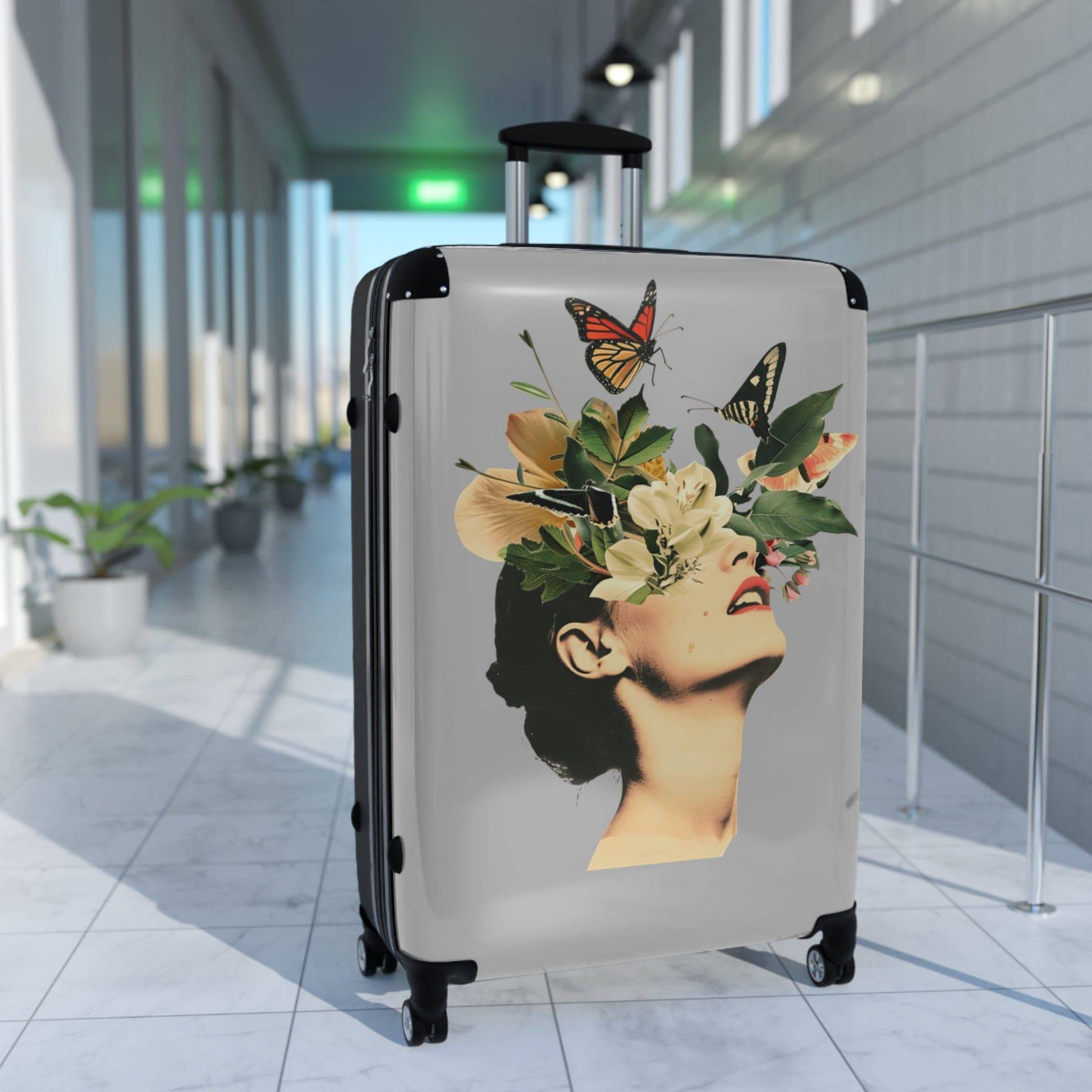 Flower Suitcase  -  Available in UK Only - Zion Legend Fashions