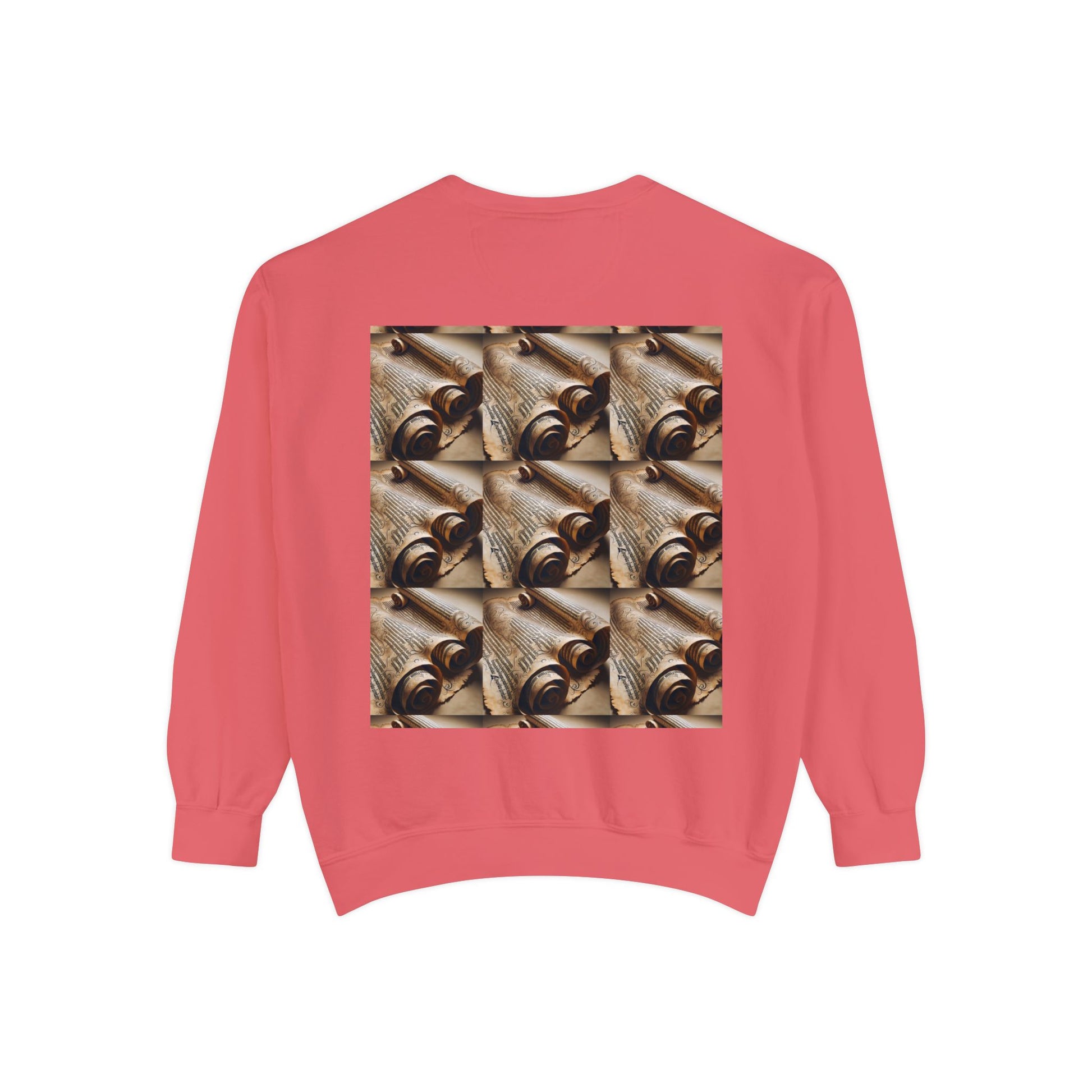 Scroll Unisex Garment-Dyed Sweatshirt - Zion Legend Fashions