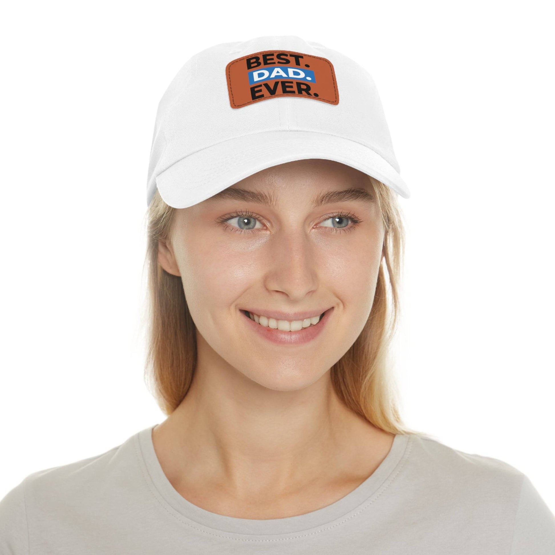 Dad Hat with Leather Patch (Rectangle)  -  Available USA Only - Zion Legend Fashions