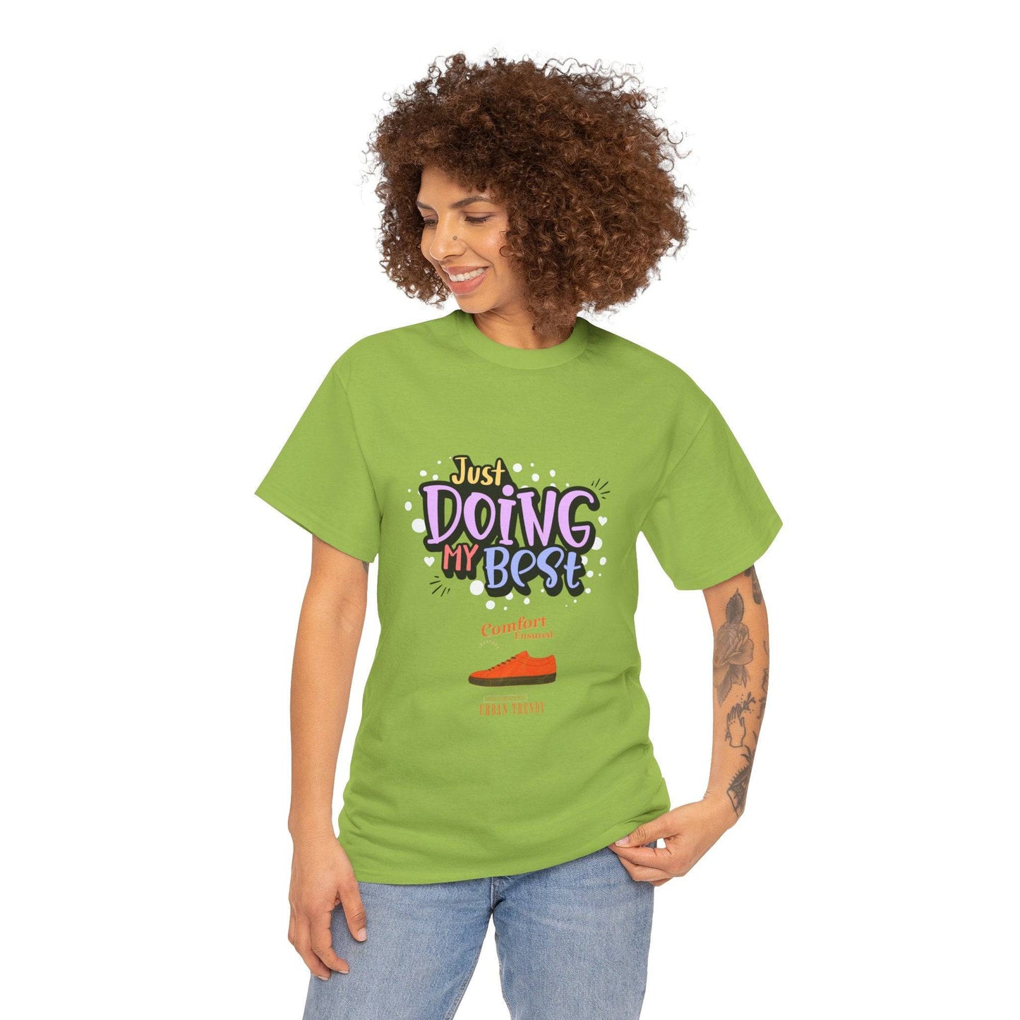 Just doing my best T-shirts Unisex Heavy Cotton Tee - Zion Legend Fashions