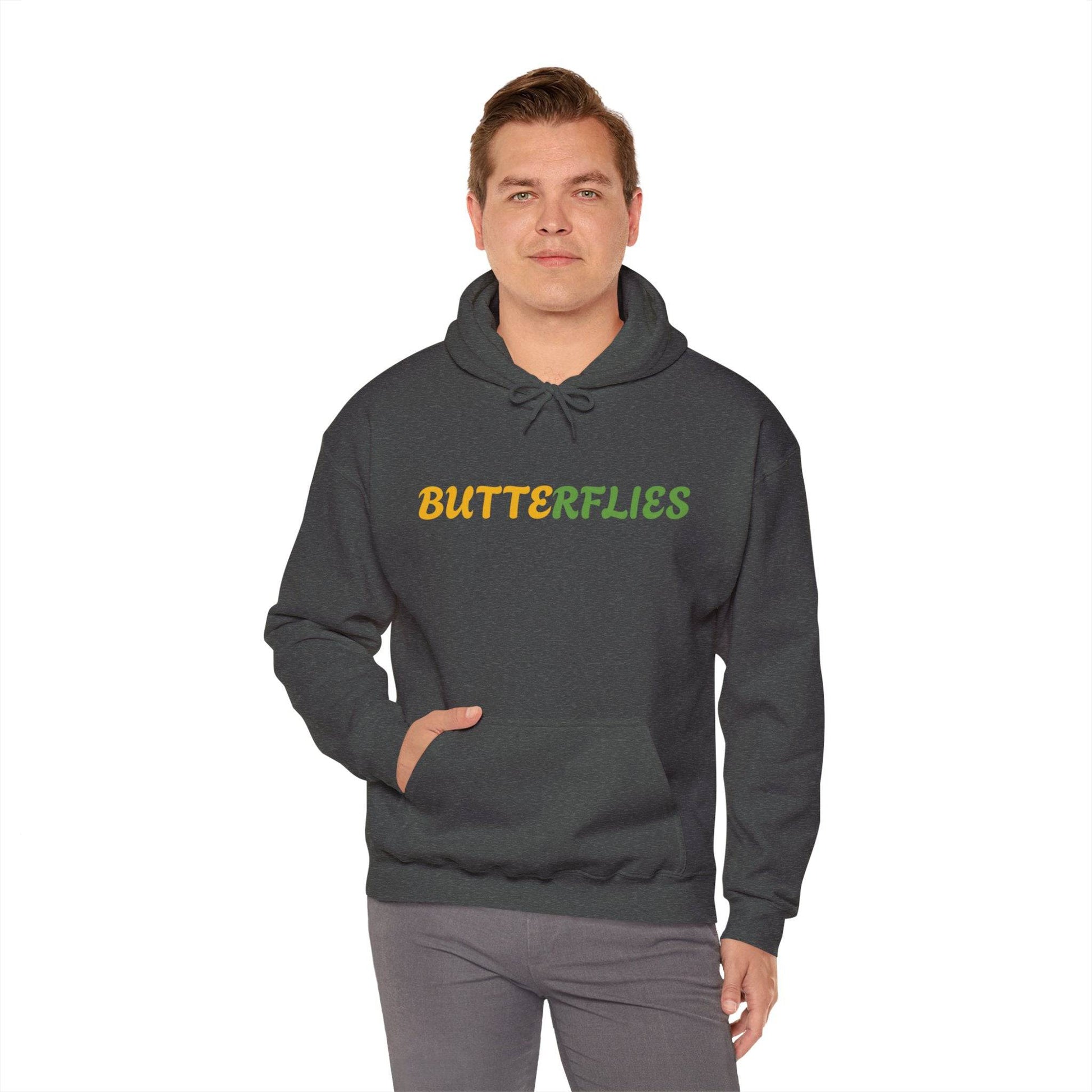 Butterflies Unisex Heavy Blend™ Hooded Sweatshirt - Zion Legend Fashions