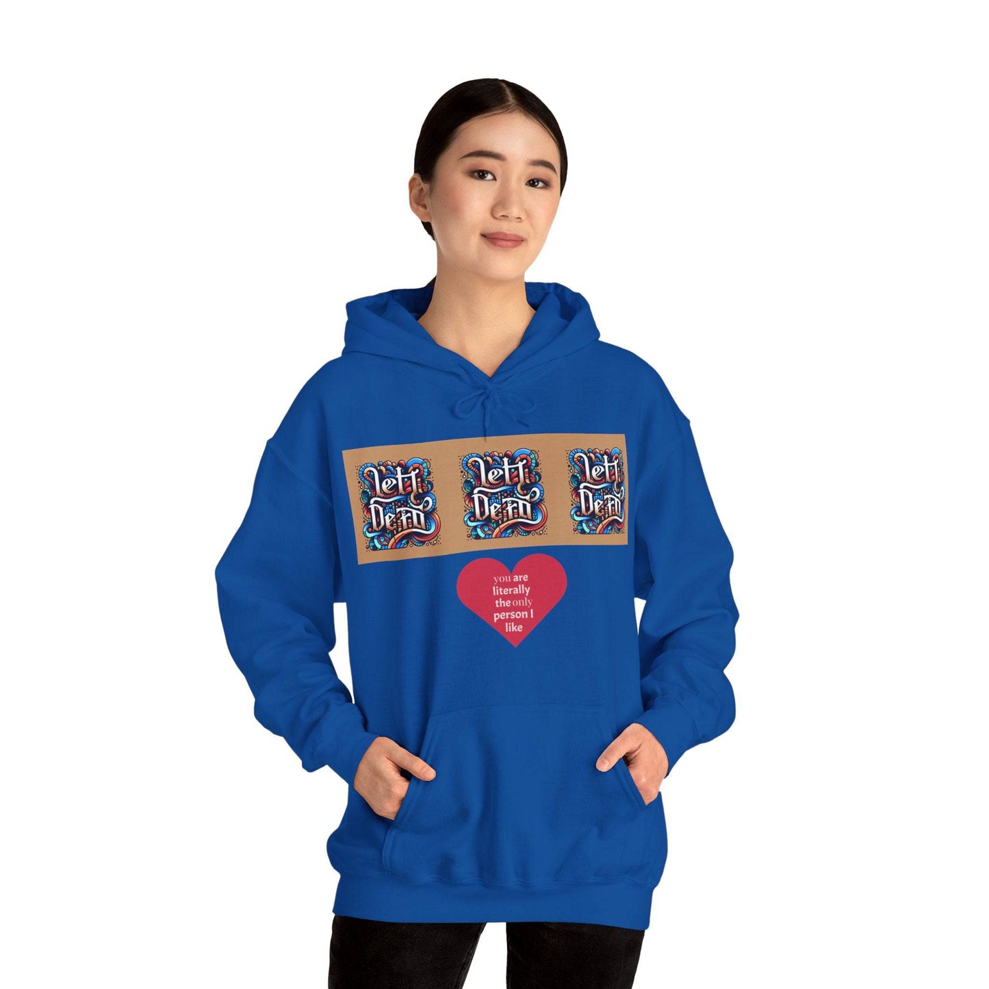 Funky Lett Unisex Heavy Blend™ Hooded Sweatshirt - Zion Legend Fashions