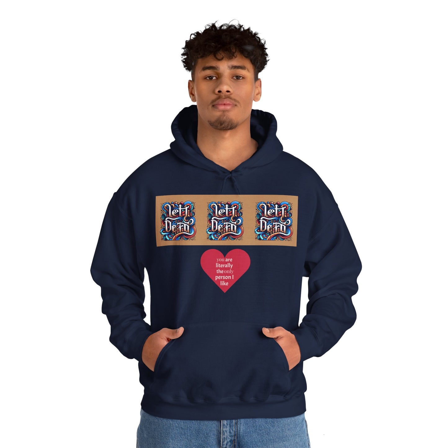 Funky Lett Unisex Heavy Blend™ Hooded Sweatshirt - Zion Legend Fashions