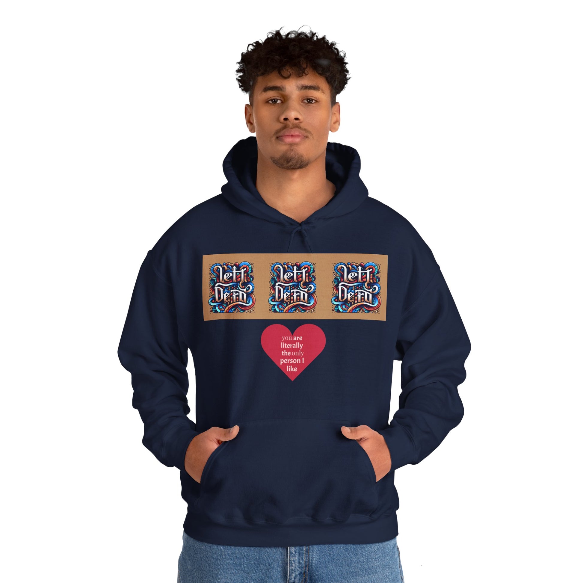 Funky Lett Unisex Heavy Blend™ Hooded Sweatshirt - Zion Legend Fashions