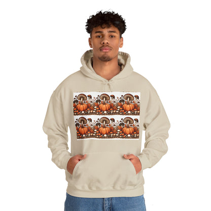 Pumpkin & Mushroom Unisex Heavy Blend™ Hooded Sweatshirt - Zion Legend Fashions