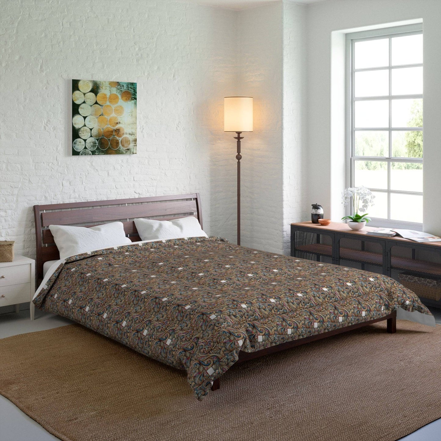 Multi colour Comforter 4 Sizes  - Only available in USA - Zion Legend Fashions