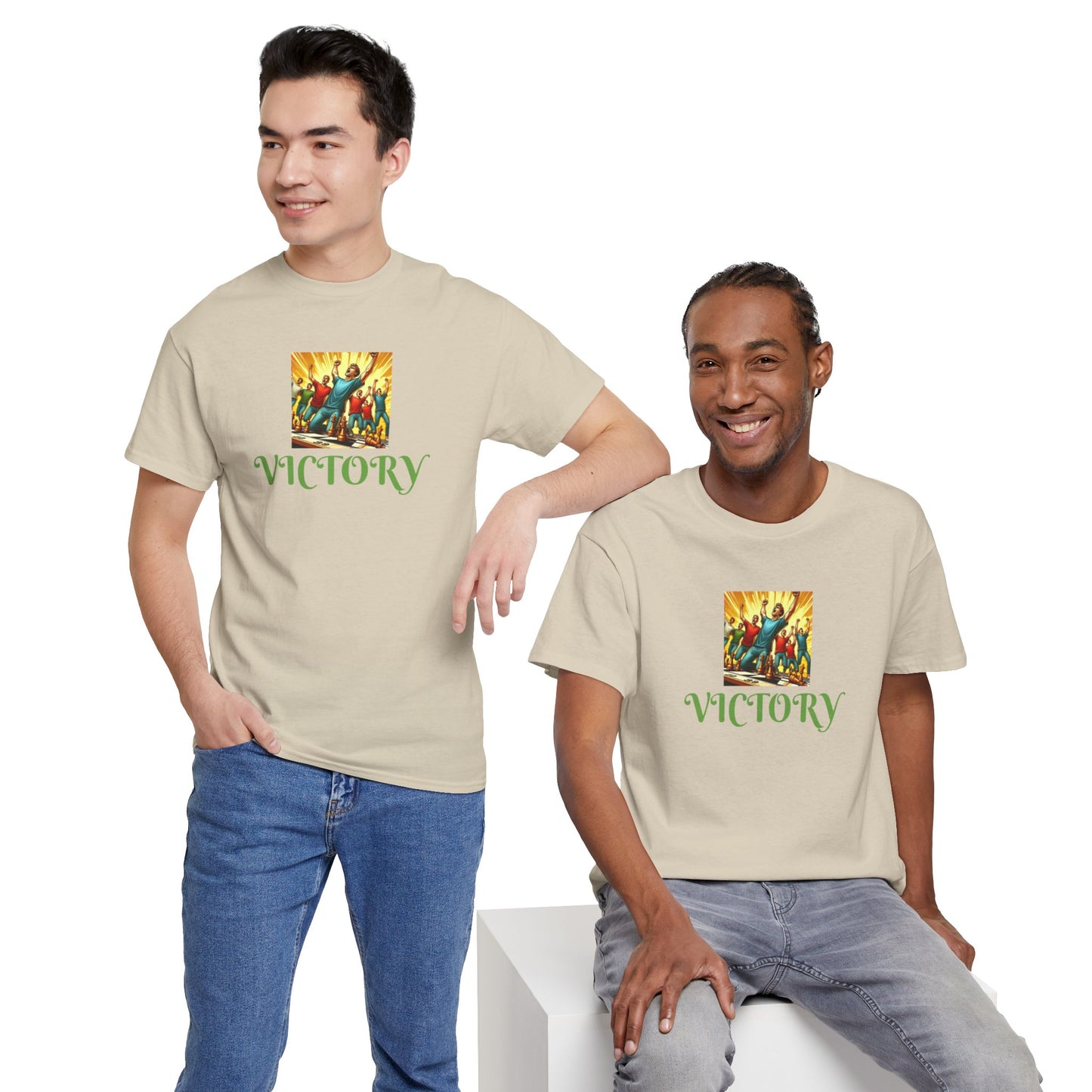 Victory Unisex Heavy Cotton Tee - Zion Legend Fashions