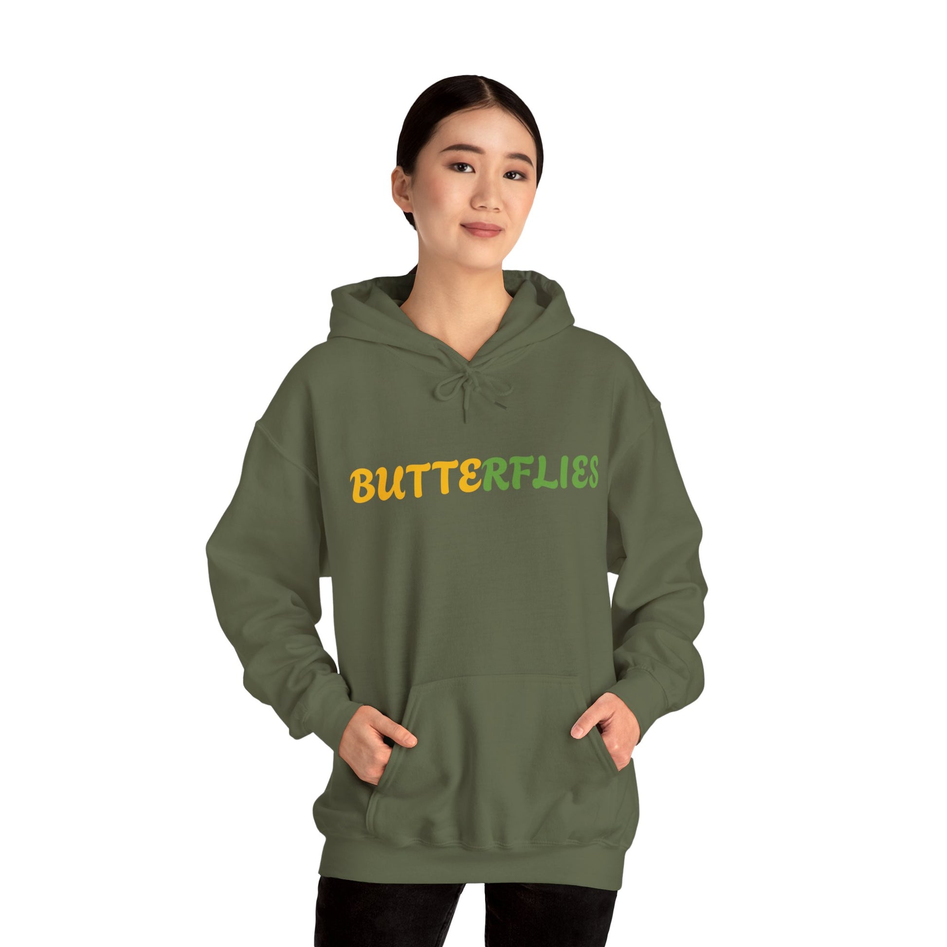 Butterflies Unisex Heavy Blend™ Hooded Sweatshirt - Zion Legend Fashions