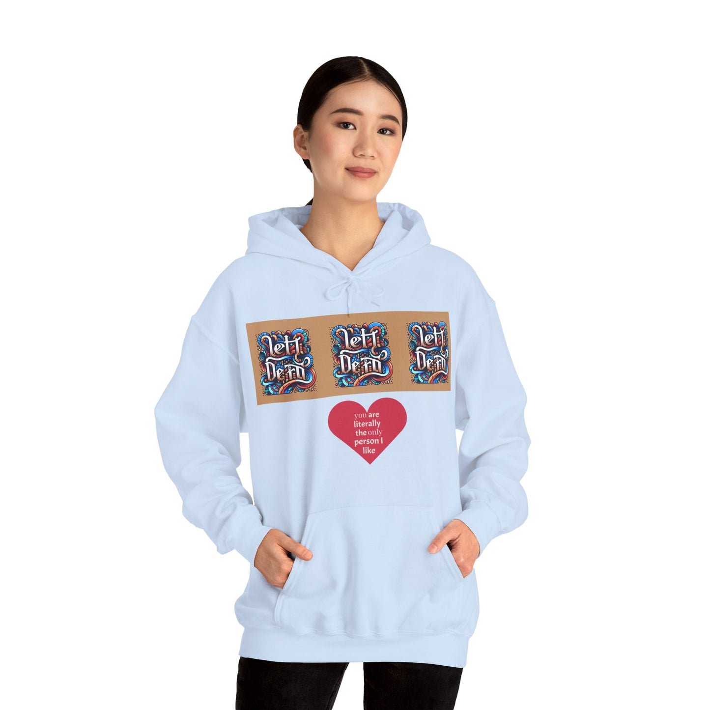 Funky Lett Unisex Heavy Blend™ Hooded Sweatshirt - Zion Legend Fashions