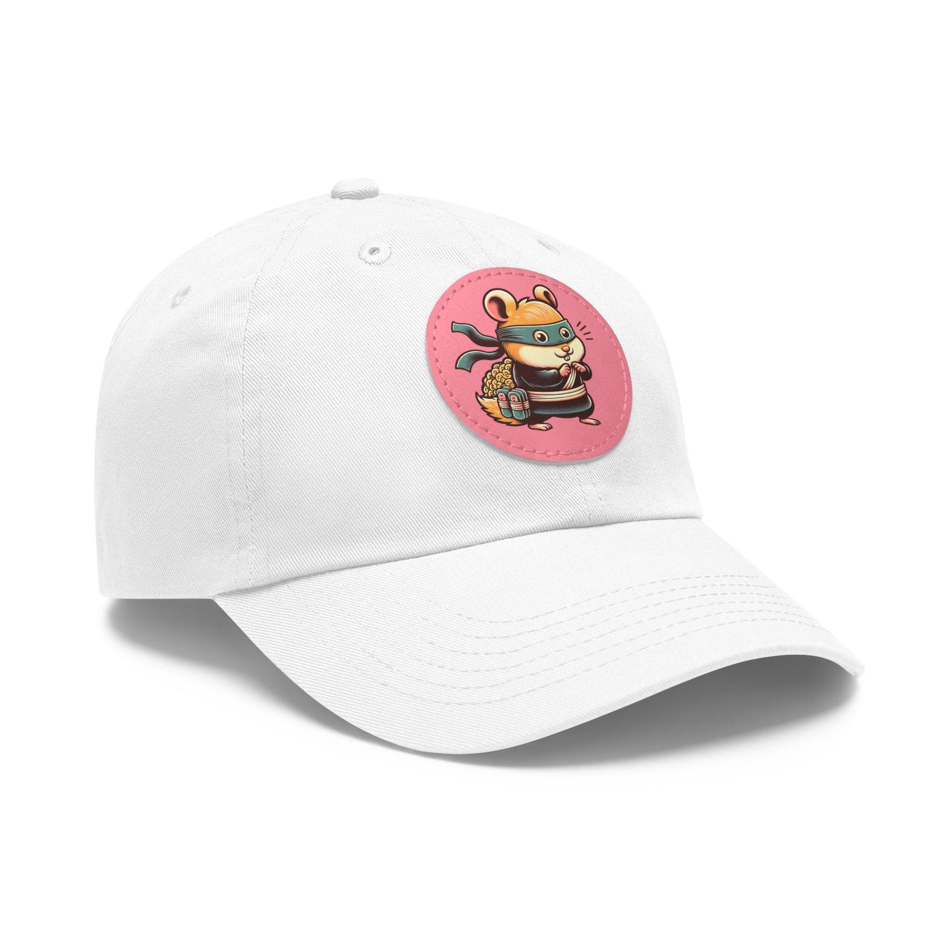 Tricky Mouse Dad Hat with Leather Patch (Round)  -  Available USA Only - Zion Legend Fashions