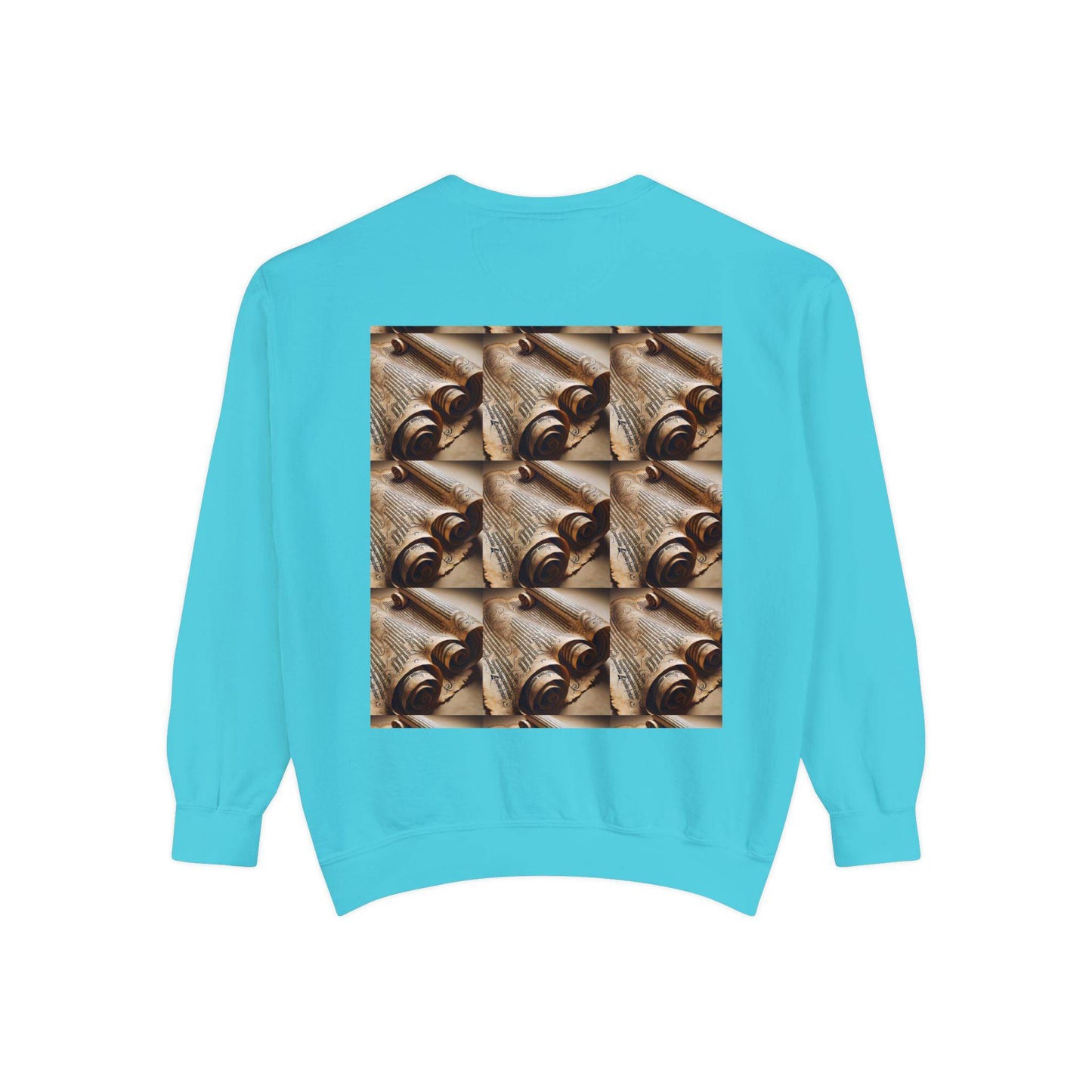 Scroll Unisex Garment-Dyed Sweatshirt - Zion Legend Fashions
