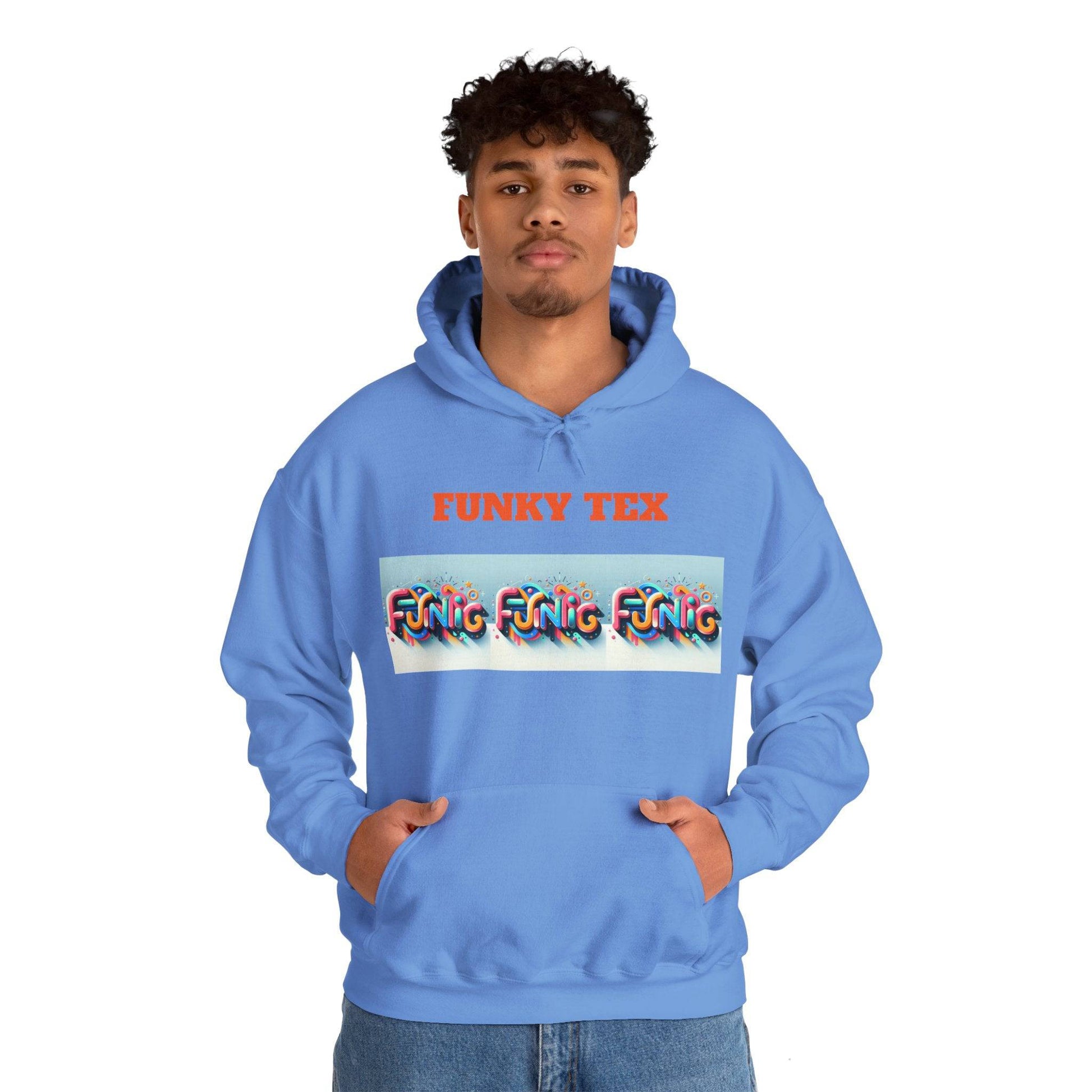 Funky Tex Unisex Heavy Blend™ Hooded Sweatshirt - Zion Legend Fashions